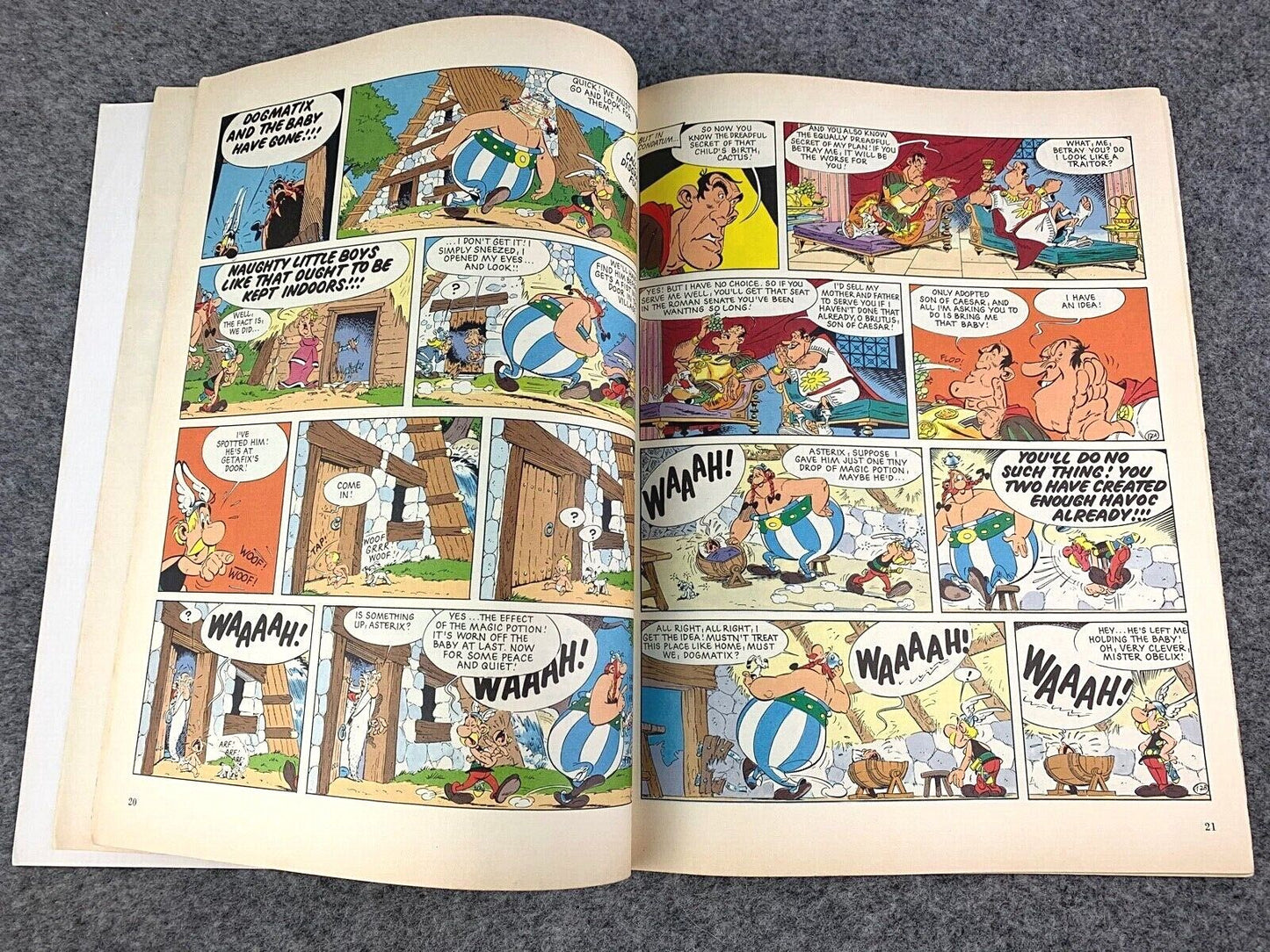 Asterix & Son - 1970/80s Hodder/Dargaud UK Edition Paperback Book Uderzo