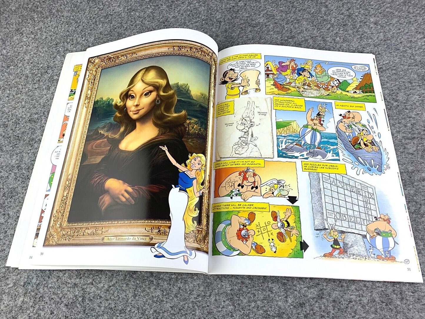 Asterix & Obelix's Birthday - 2000s Orion/Sphere UK Edition Paperback Book EO Uderzo