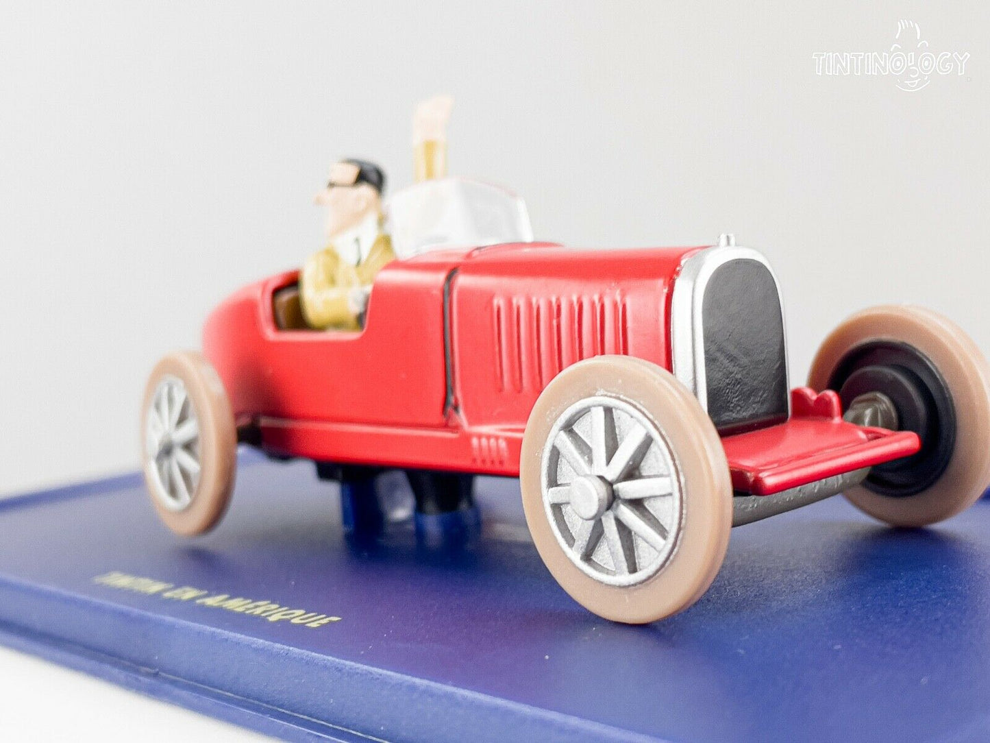 ATLAS TINTIN CAR # 54 Bobby's Bugatti America Herge model 1/43 Scale Voiture