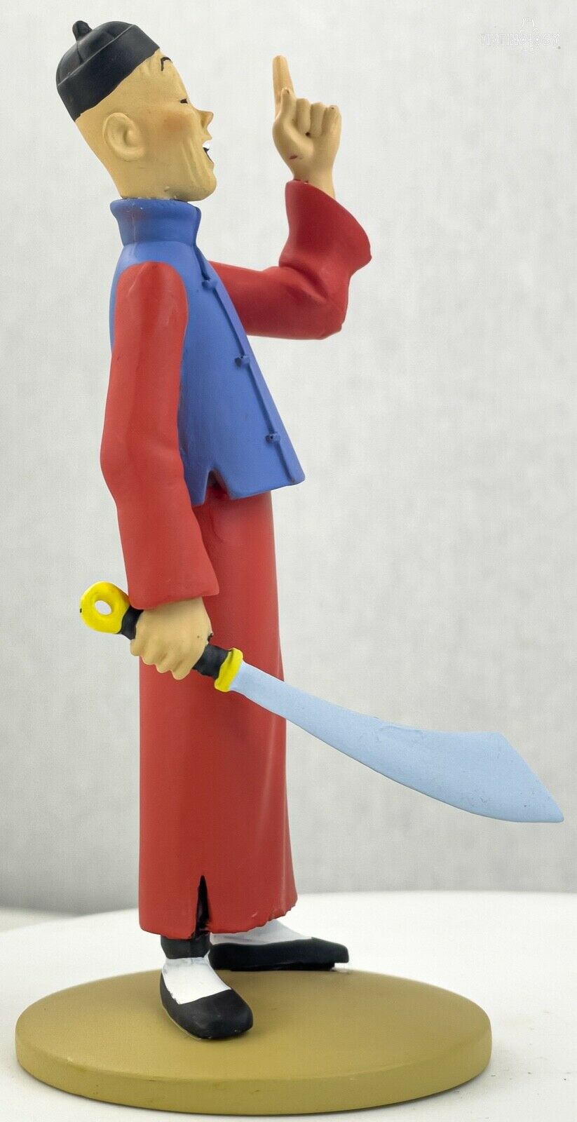 Tintin Figurines Officielle # 66 Mad Didi - Blue Lotus model ML resin Figure