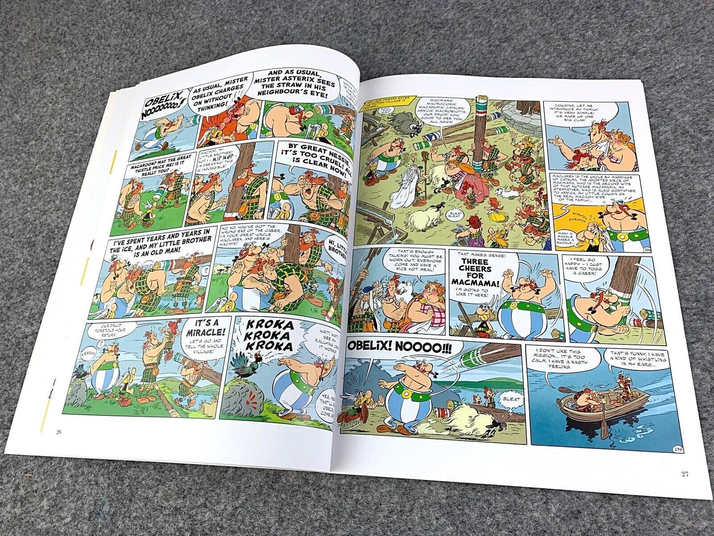 Asterix & the Picts - 2000s Orion/Sphere UK Edition Paperback Book EO Uderzo