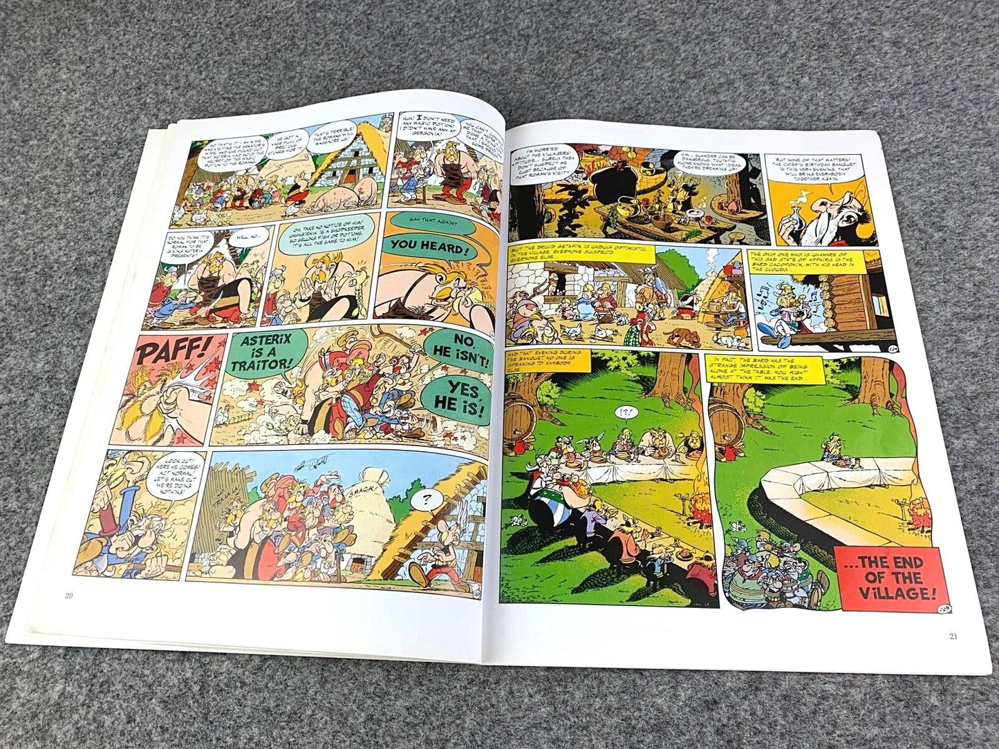 Asterix & Roman Agent - 2000s Orion/Sphere UK Edition Paperback Book EO Uderzo