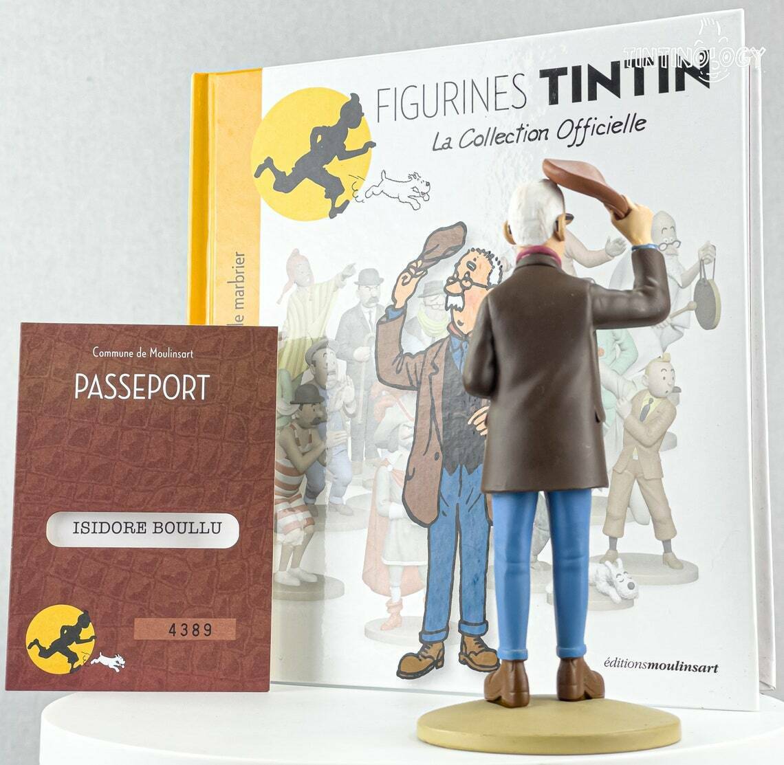 Tintin Figurine Officielle # 35 Mr Boullu the Builder Herge model Figure