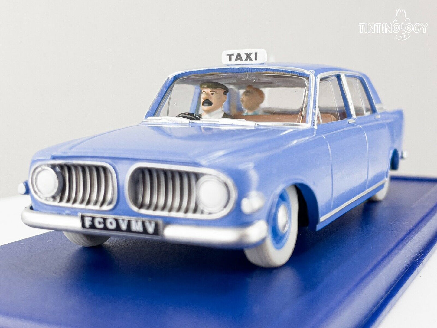 ATLAS TINTIN CAR # 45 Ford Zephyr - Black Island Herge model 1/43 Scale Voiture