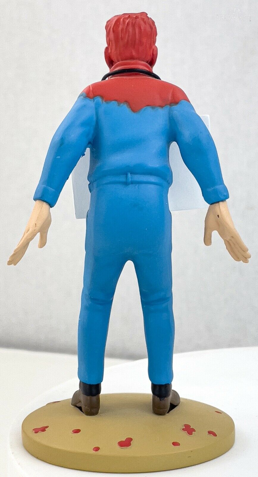 Tintin Figurines Officielle # 69 Haddock in Red Paint: Moon ML Resin Figure