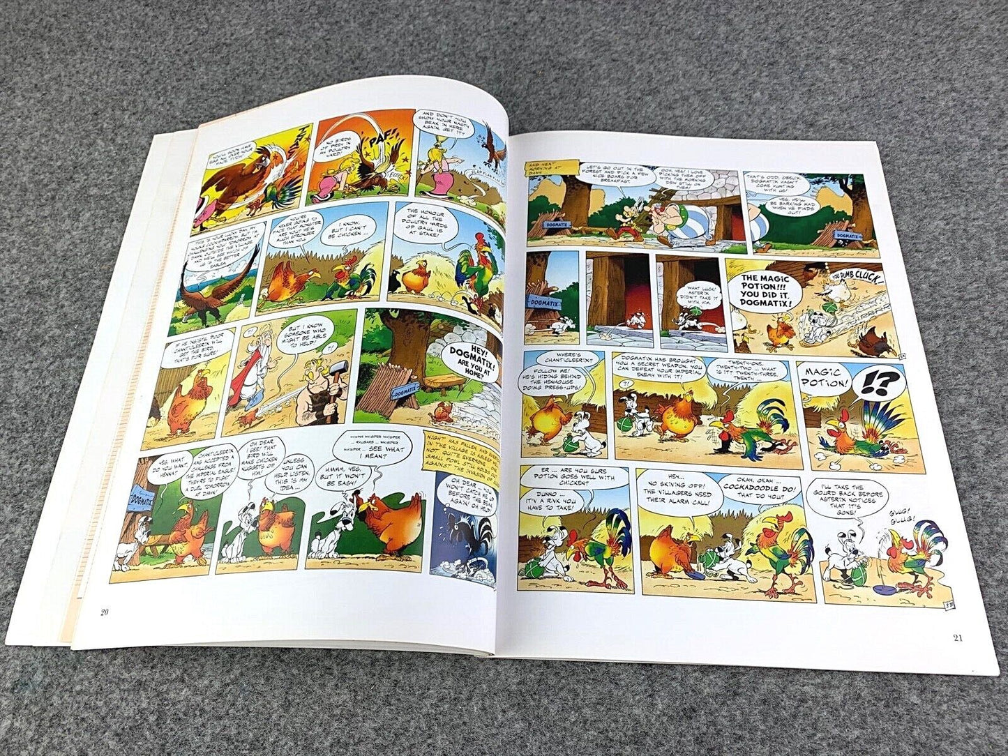 Asterix & the Class Act - 2000s Orion/Sphere UK Edition Paperback Book EO Uderzo