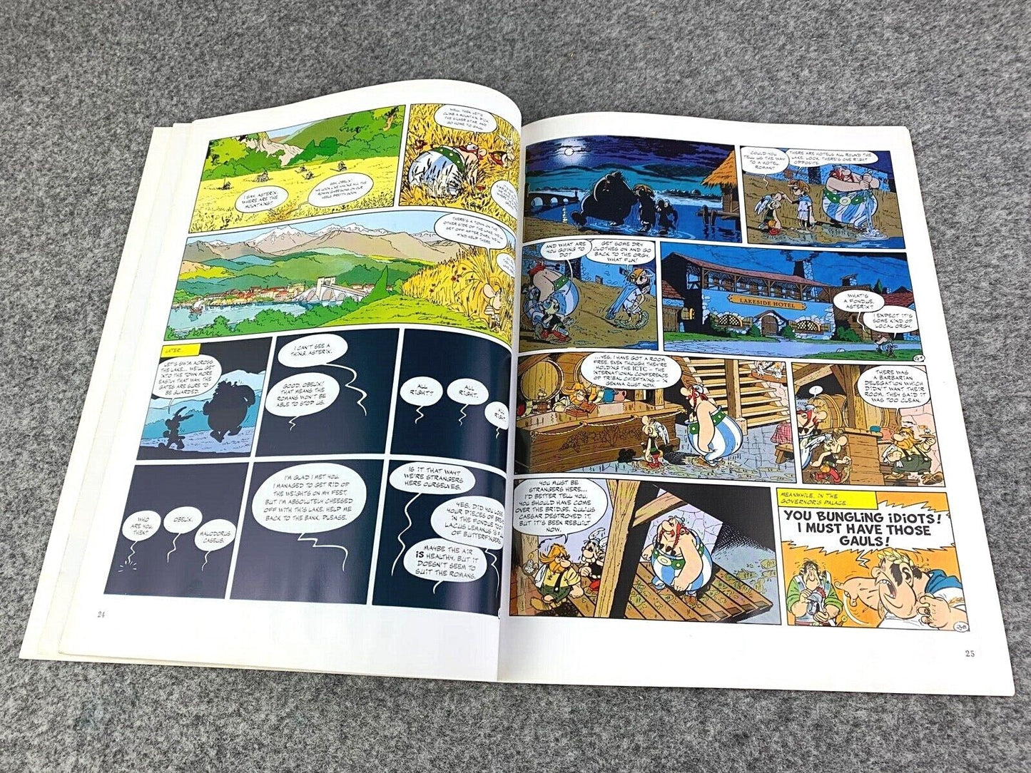 Asterix in Switzerland - 2000s Orion/Sphere UK Edition Paperback Book EO Uderzo