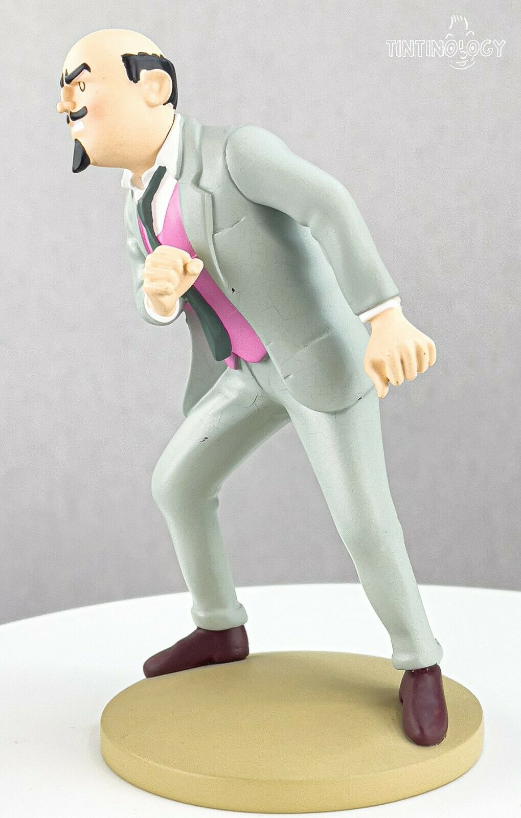 Tintin Figurine Officielle # 12 Dr Muller: Black Island Herge model Figure