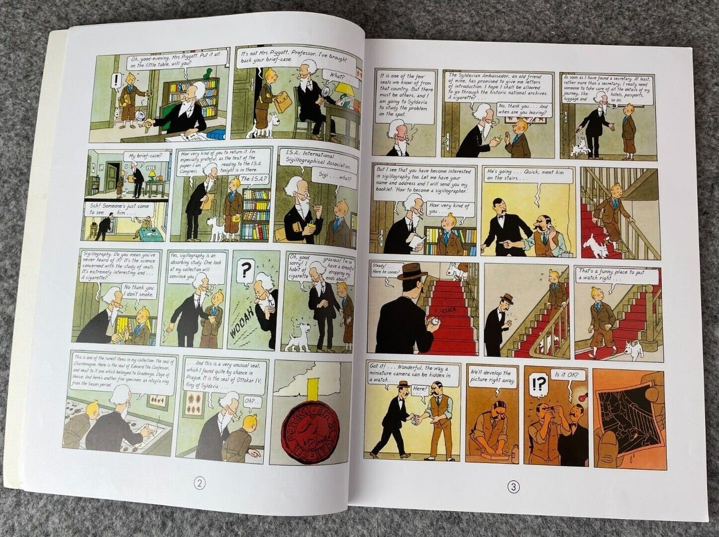 King Ottokar's Sceptre Tintin Book Egmont UK Paperback Edition