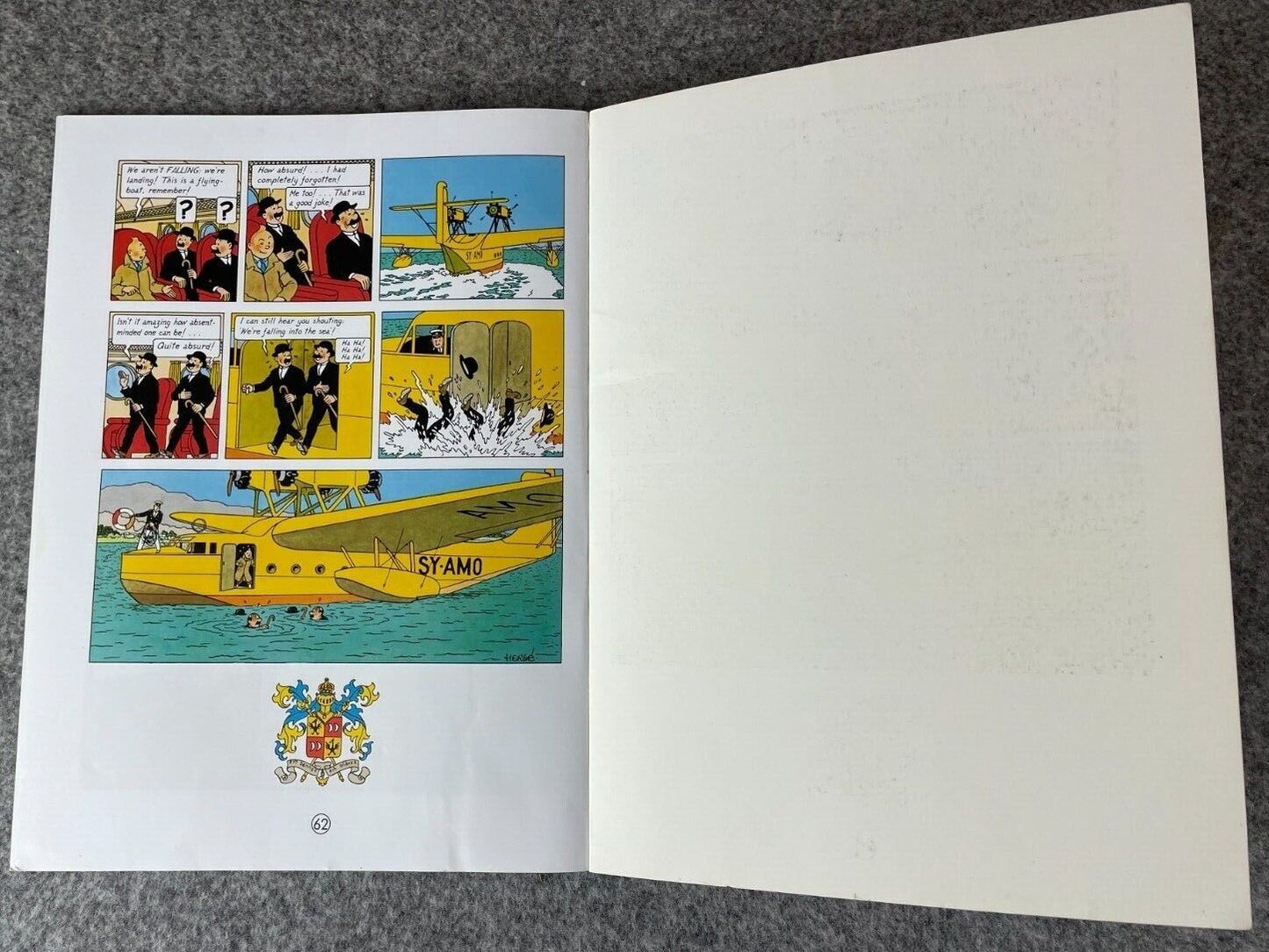 King Ottokar's Sceptre Tintin Book Egmont UK Paperback Edition