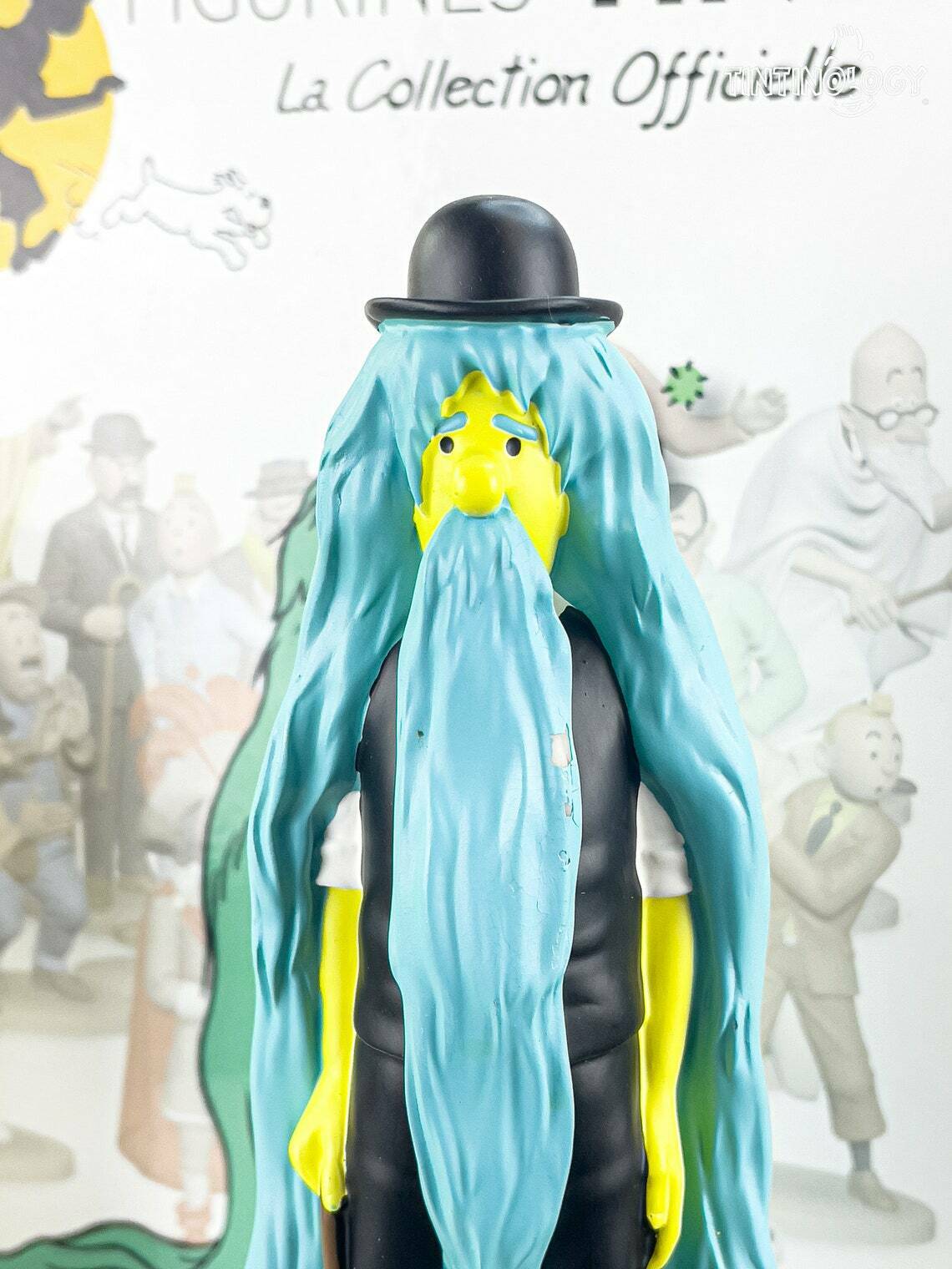 Tintin Figurines Officielle # 15 Thomson Green hair: Moon Herge resin Model