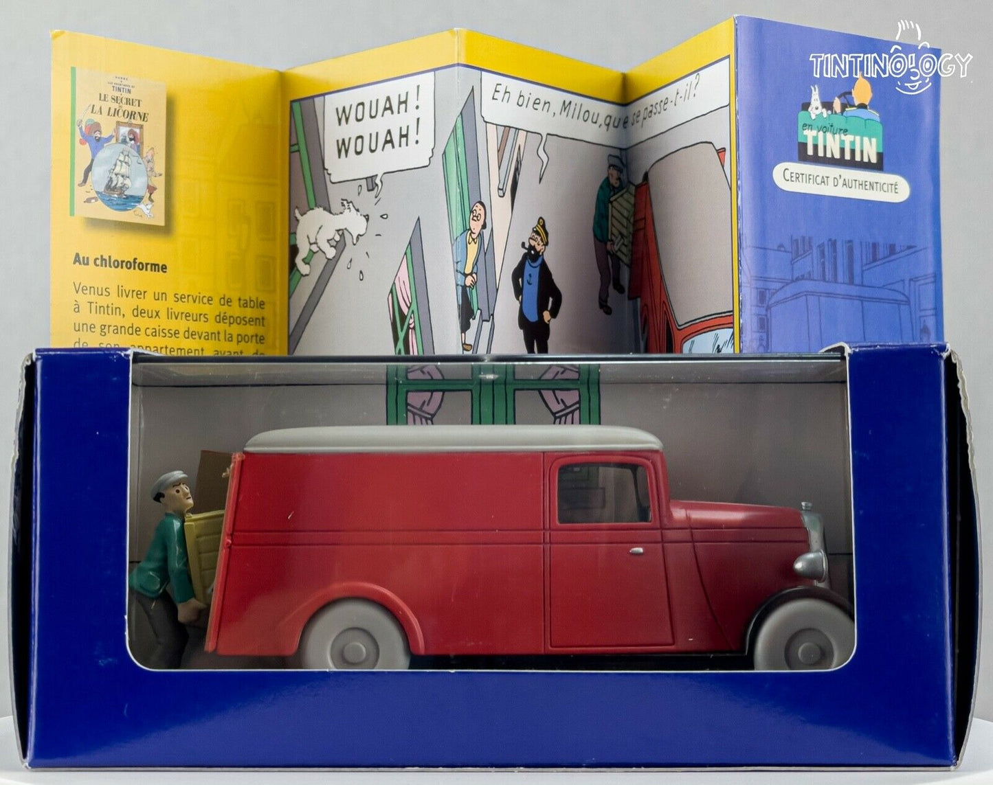 ATLAS TINTIN CAR # 65 Camionette - Secret Unicorn Herge model car 1/43 Scale