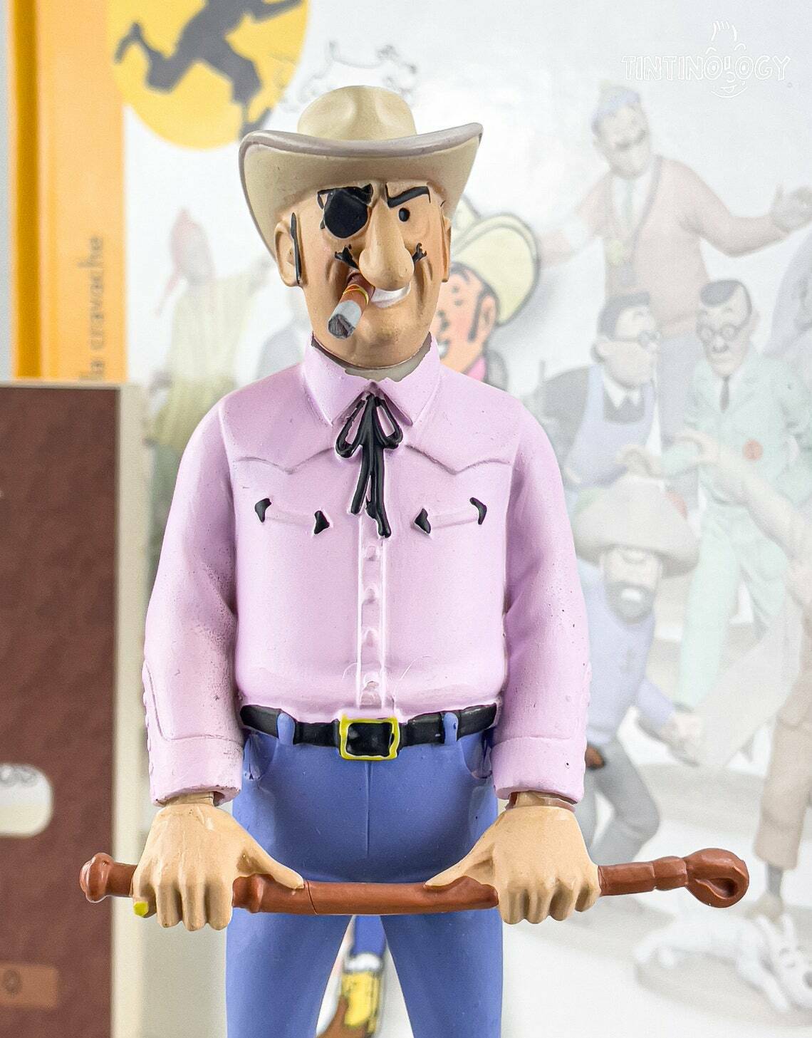 Tintin Figurines Officielle # 45 Rastapopoulos Flight 714 Herge model Moulinsart