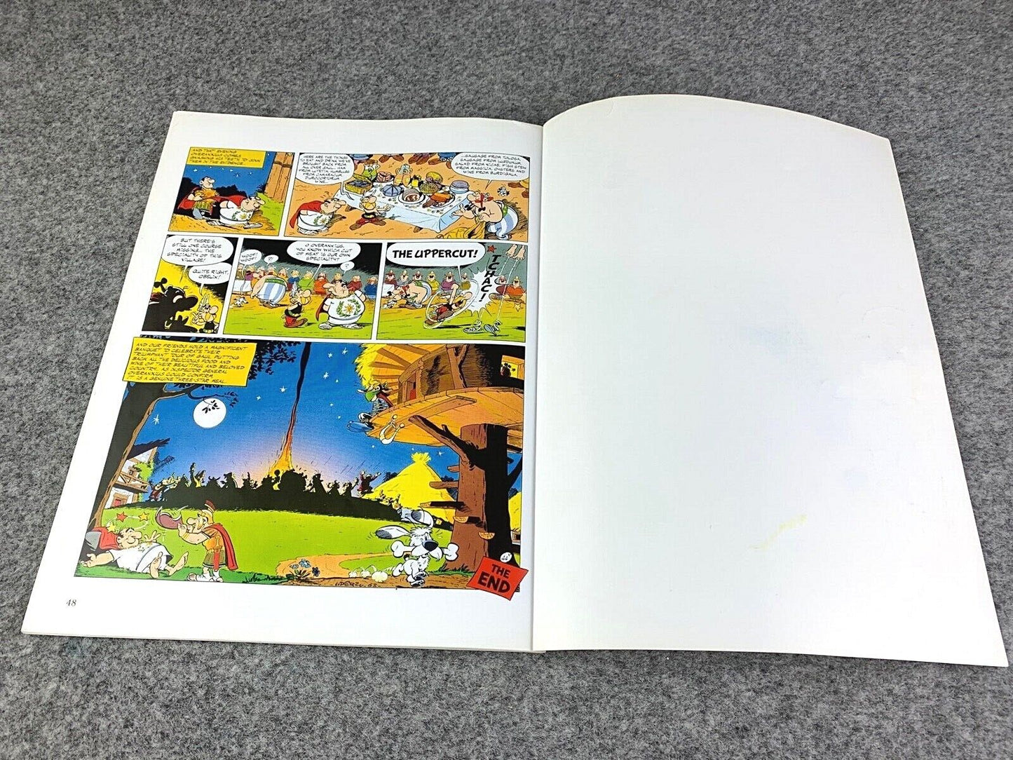 Asterix & the Banquet - 2000s Orion/Sphere UK Edition Paperback Book EO Uderzo