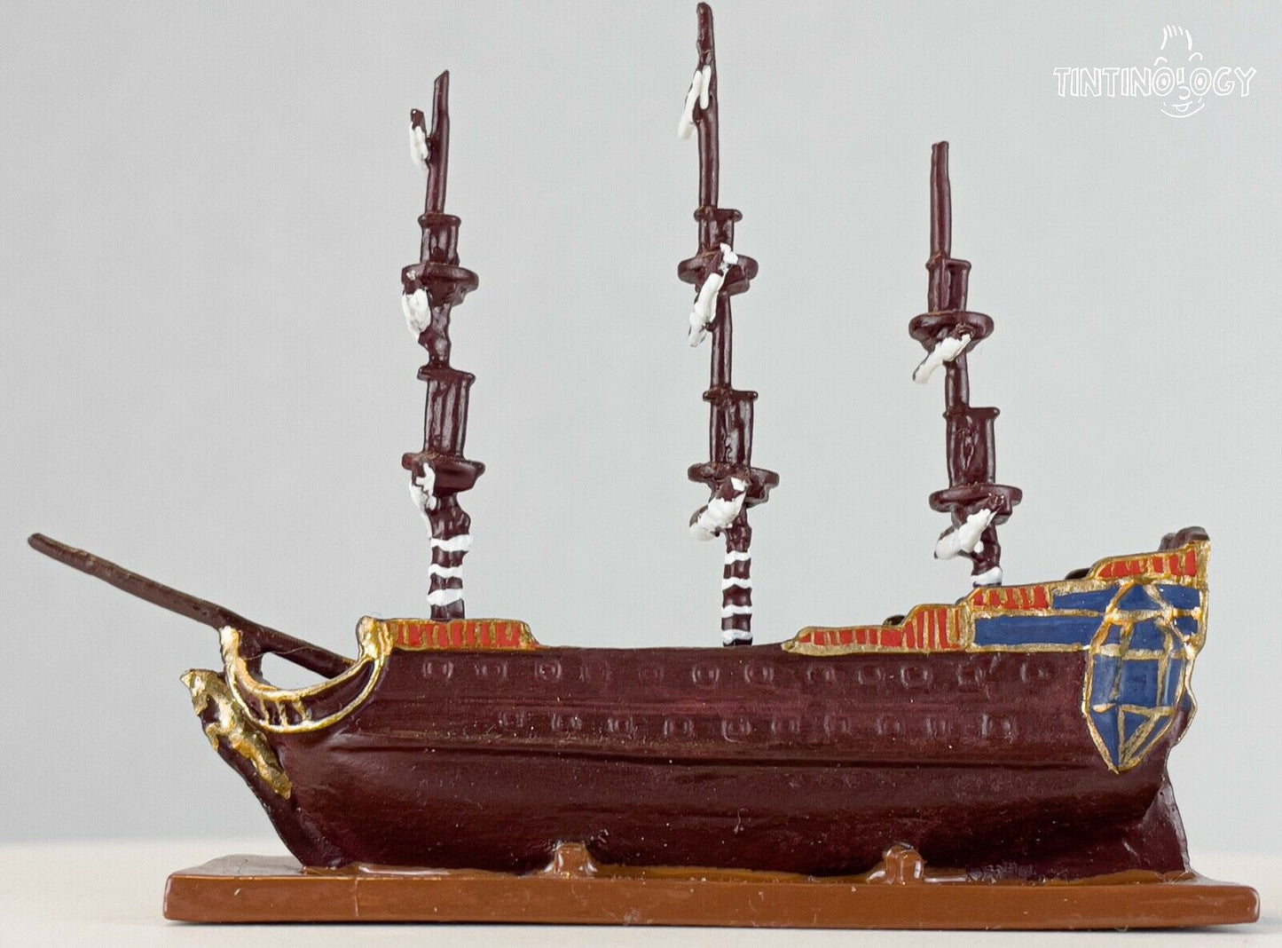 The Unicorn Ship by Pixi: Tintin Figurine Objets Mythe 5608 - 1994 X Rare Vintage Boat Model Herge
