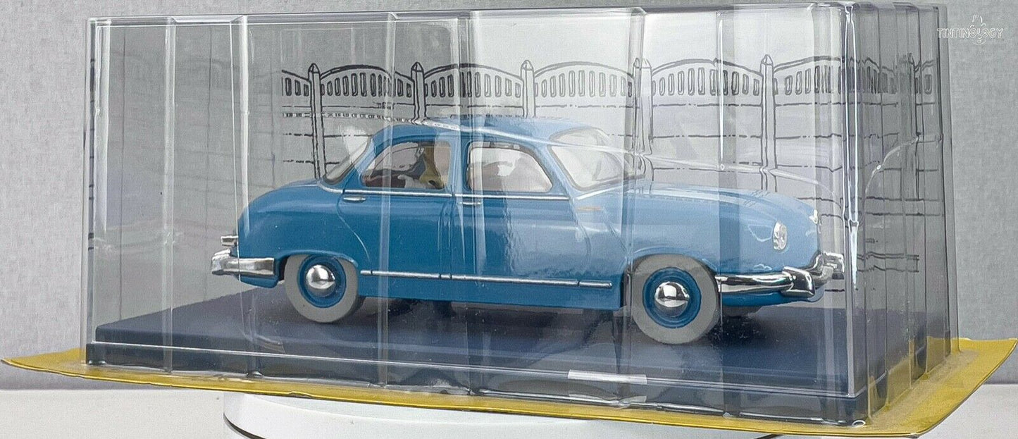 HACHETTE Tintin Car 1/24 #30 Panhard Dana Z: Red Sea Sharks Model Voiture Figure