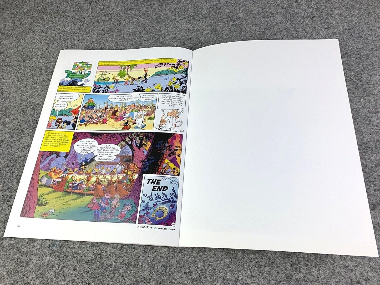 Asterix & Chieftain's Daughter - 2000s Orion/Sphere UK Edition Paperback Book EO Uderzo