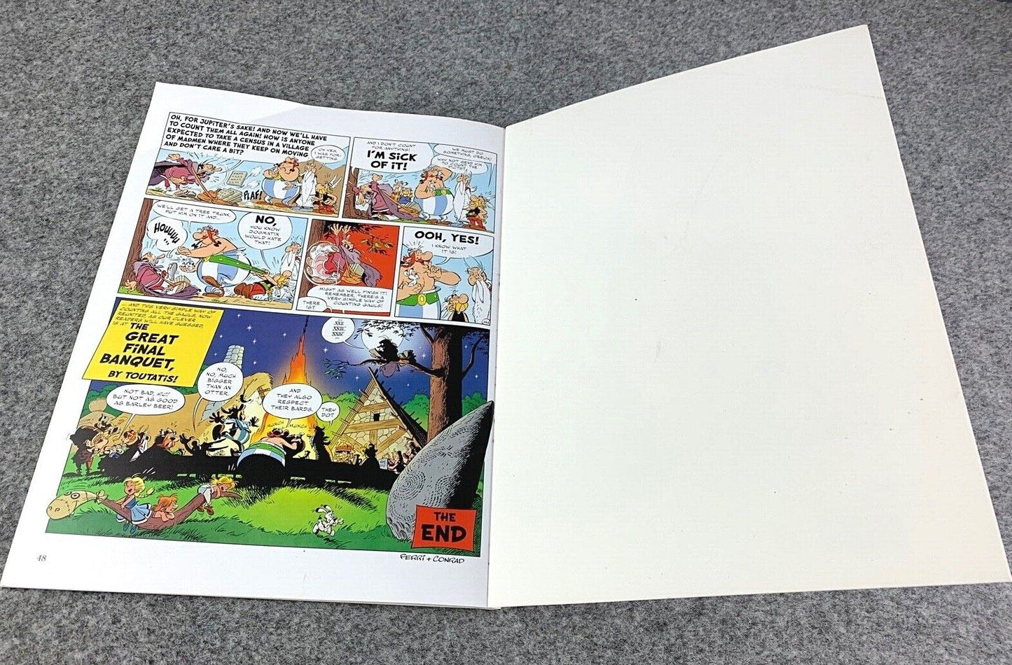 Asterix & the Picts - 2000s Orion/Sphere UK Edition Paperback Book EO Uderzo