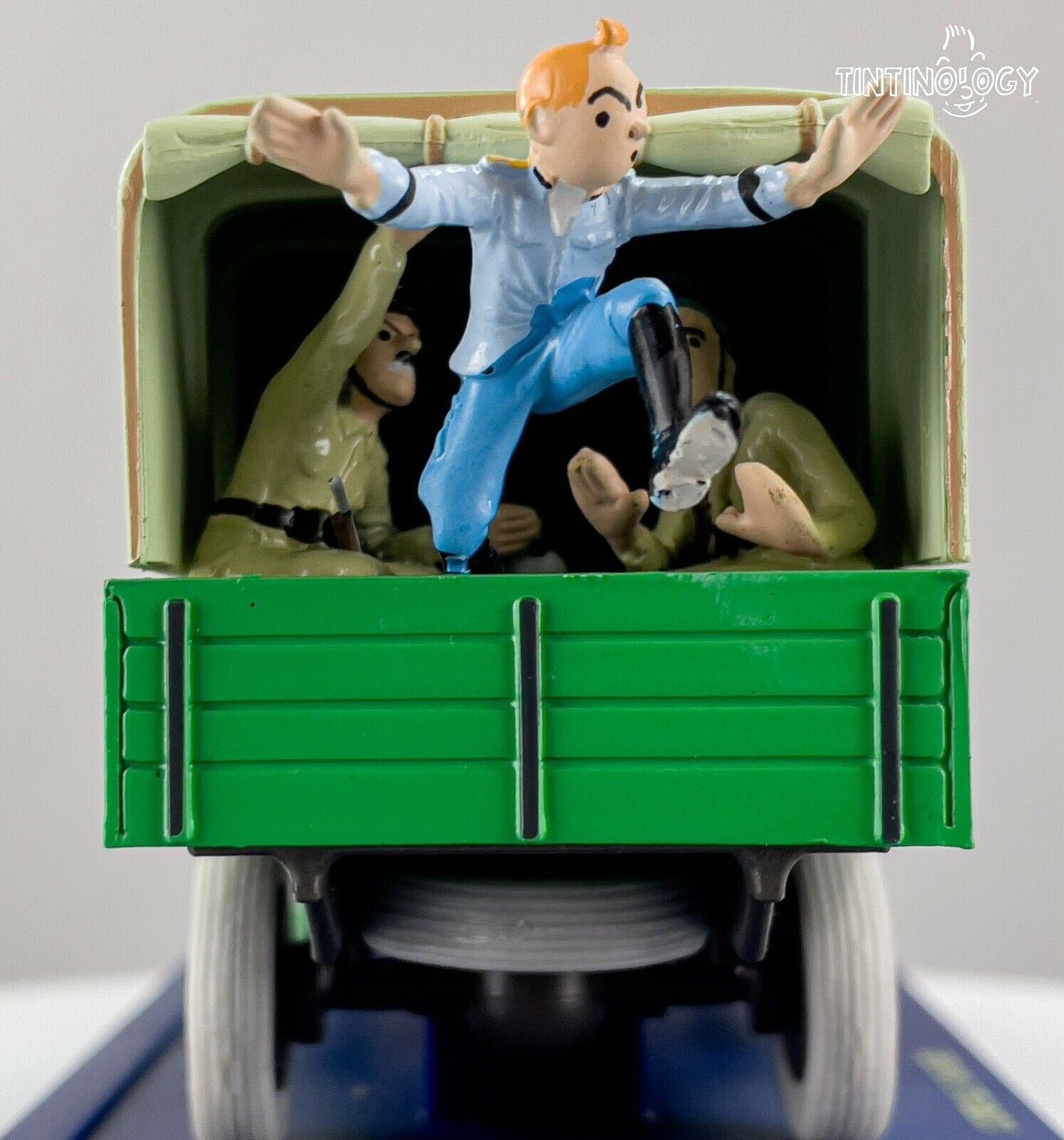ATLAS TINTIN CAR # 63 Military Truck - Broken Ear Herge model car 1/43 Scale