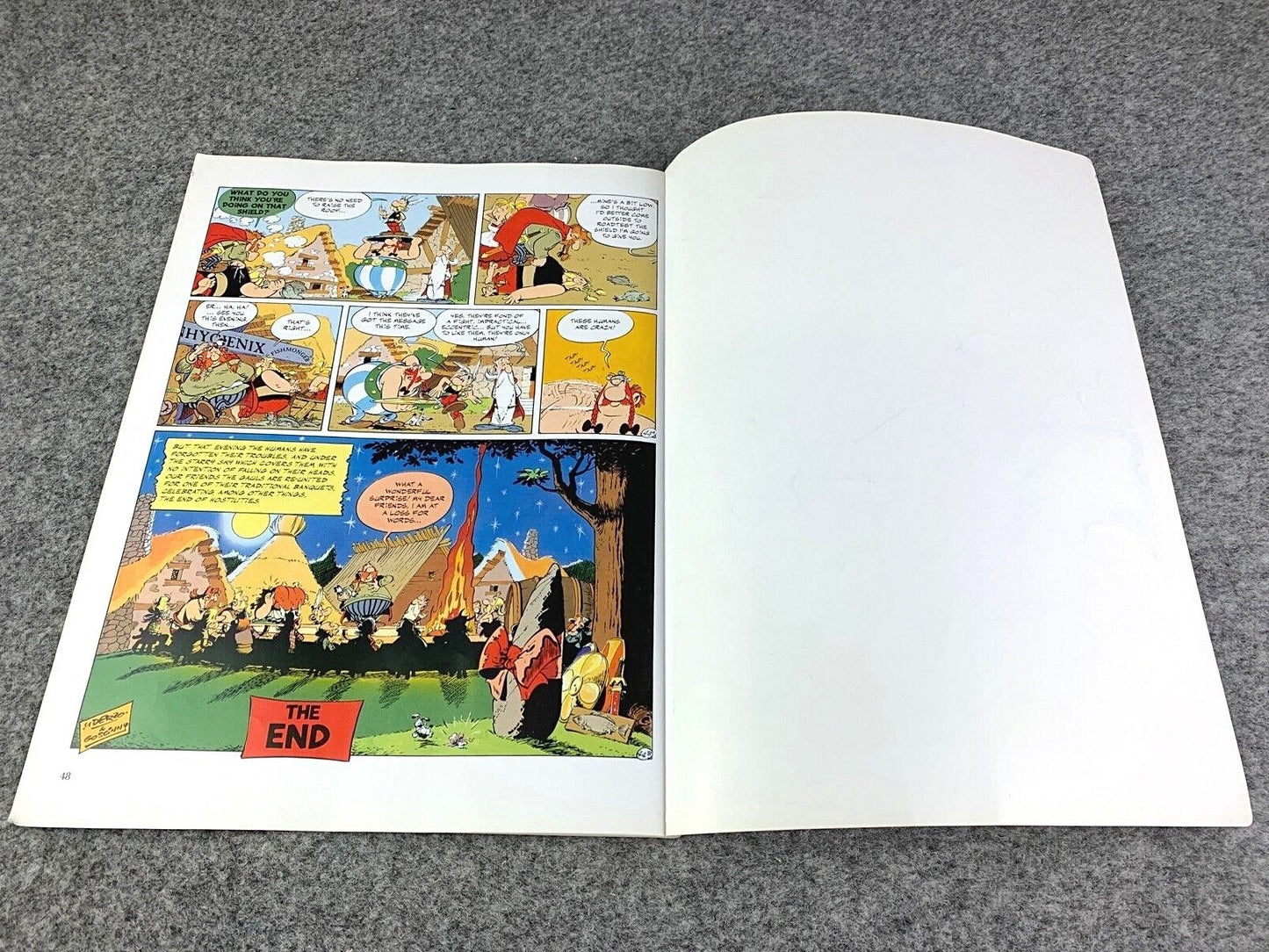 Asterix & Roman Agent - 2000s Orion/Sphere UK Edition Paperback Book EO Uderzo