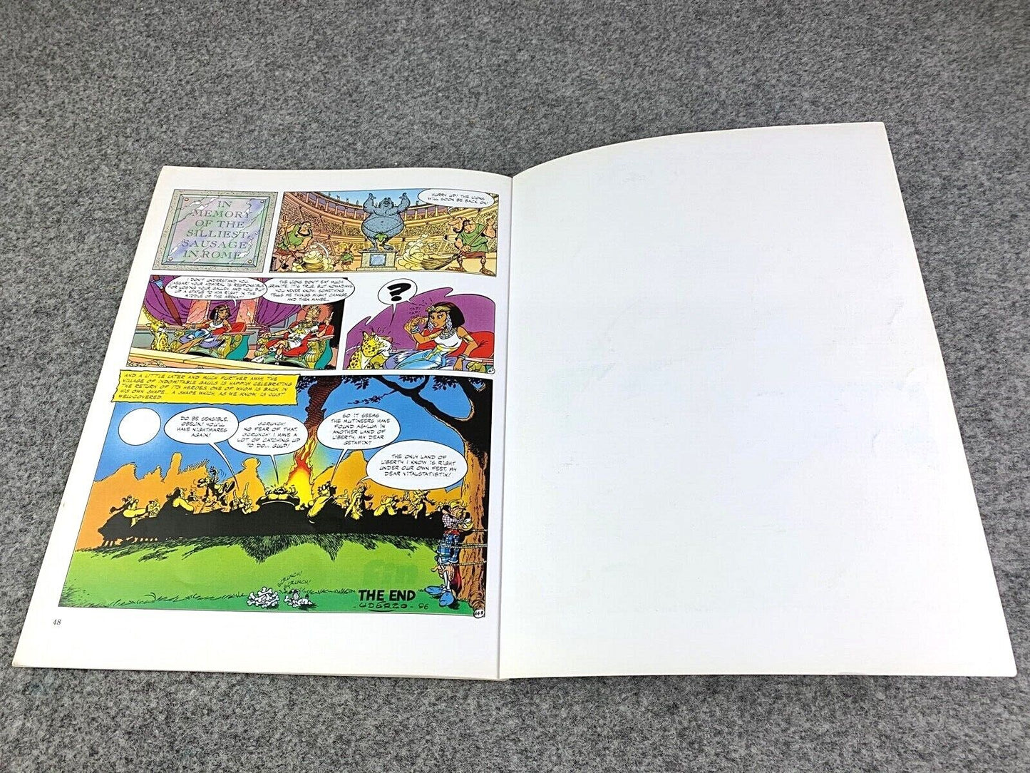 Asterix & Obelix All At Sea - 2000s Orion/Sphere UK Edition Paperback Book EO Uderzo