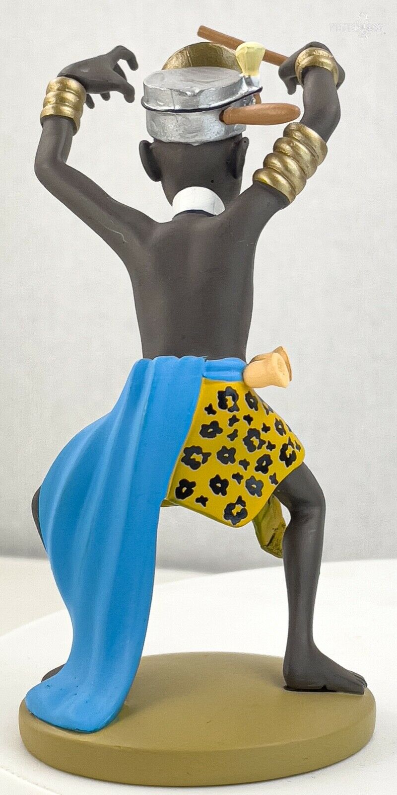 Tintin Figurines Officielle # 100 Muganga the Sorcerer: Congo Resin Model Figure