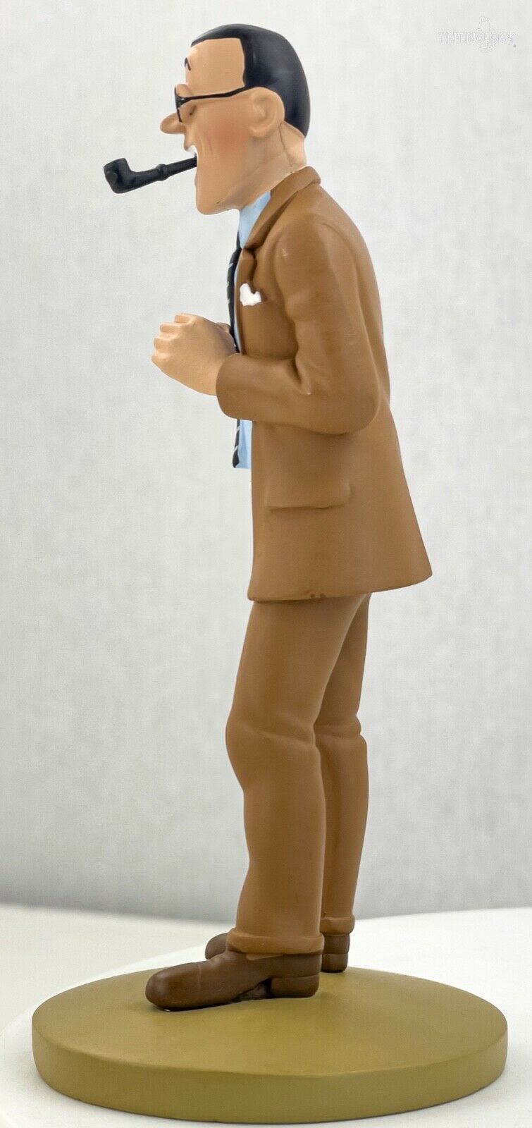 Tintin Figurines Officielle # 102 JM Dawson: Blue Lotus ML Resin Model Figure