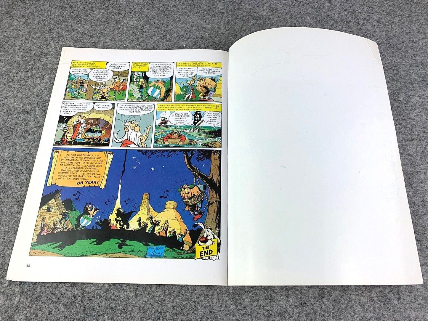 Asterix & Normans - 2000s Orion/Sphere UK Edition Paperback Book EO Uderzo