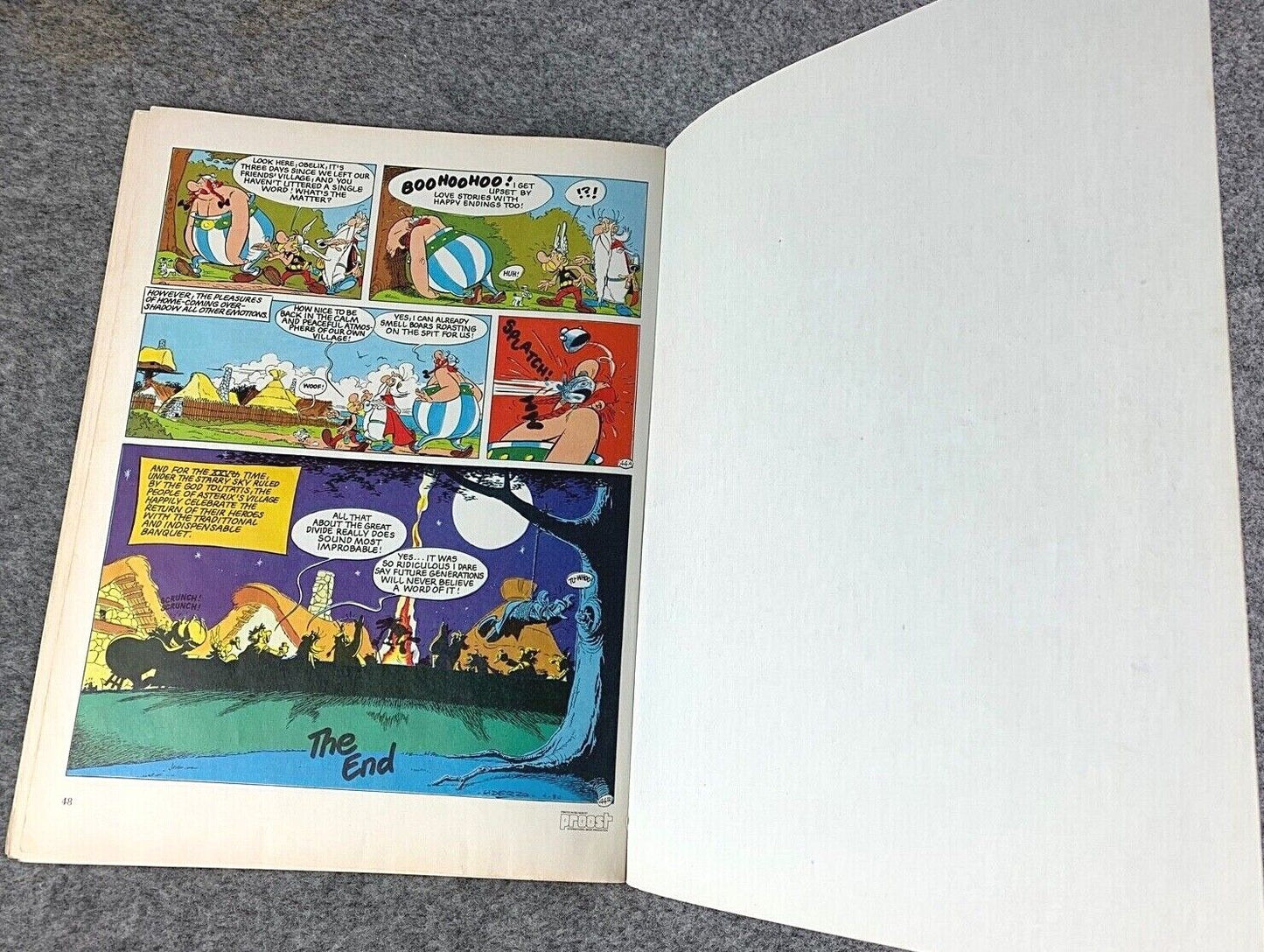 Asterix & the Great Divide - 1987 Hodder/Dargaud UK Edition PB Book EO Uderzo