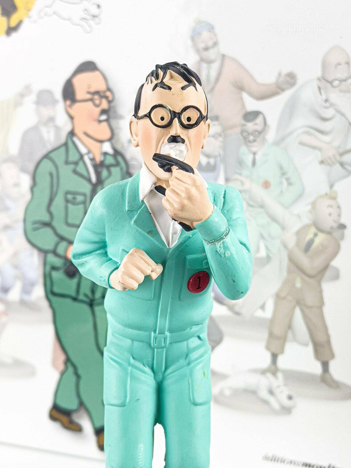 Tintin Figurines Officielle # 26 Baxter: Destination Moon Herge model Figure