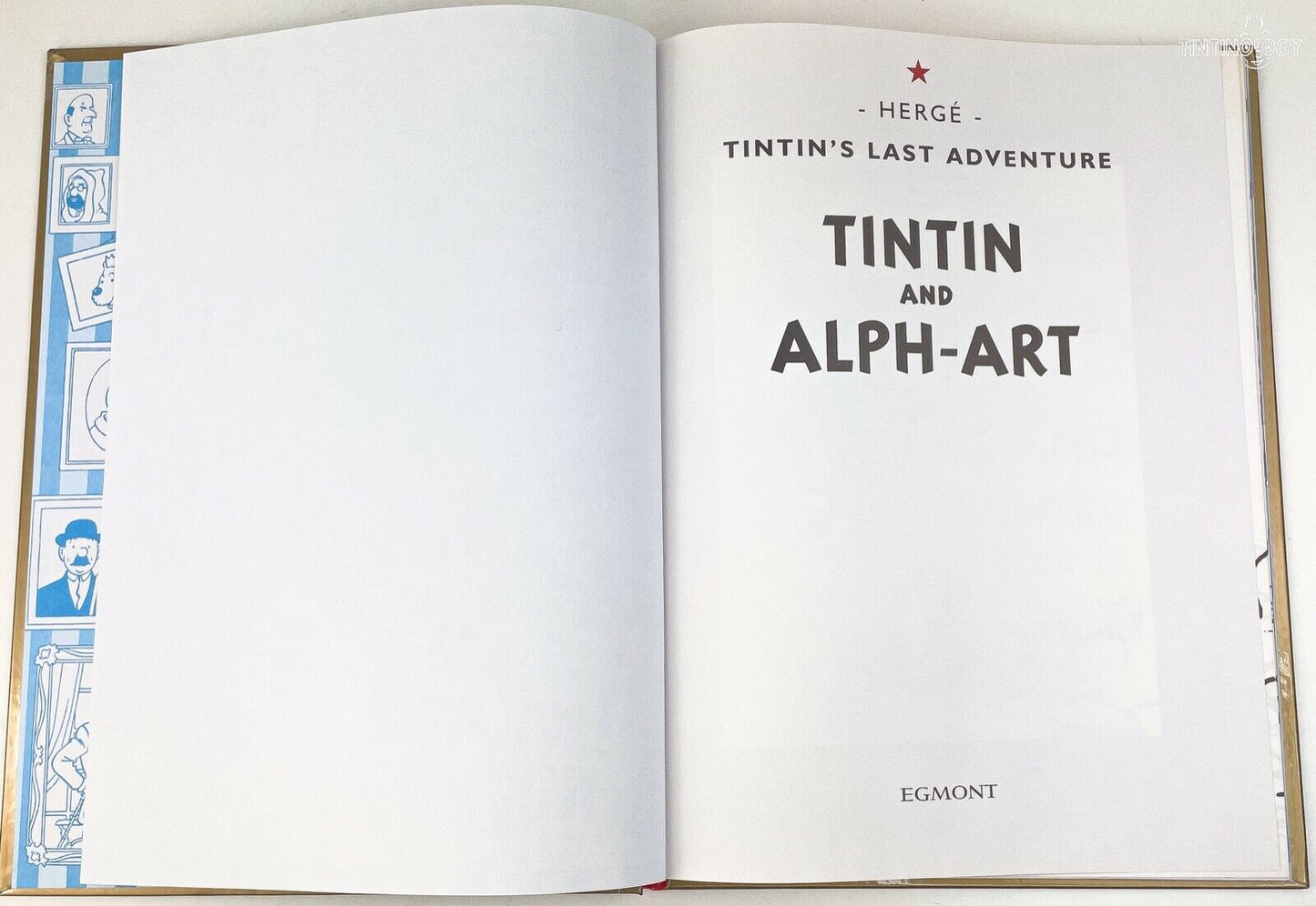 Tintin & Alph-Art - 1st UK Edition 2004 Egmont Hardback Comic Book by Herge