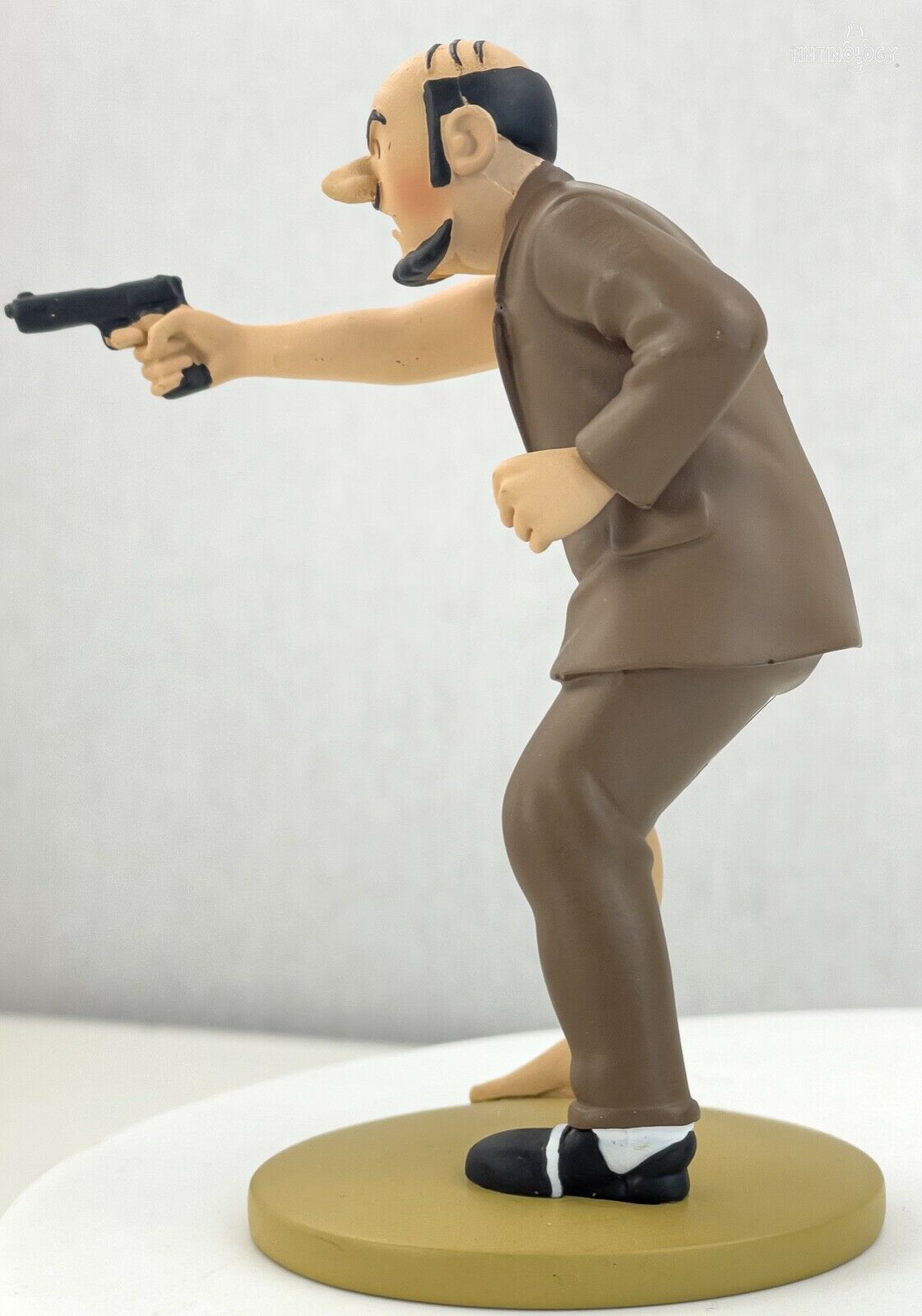 Tintin Figurines Officielle # 80 Alonzo Perez: Broken Ear Model ML resin Figure