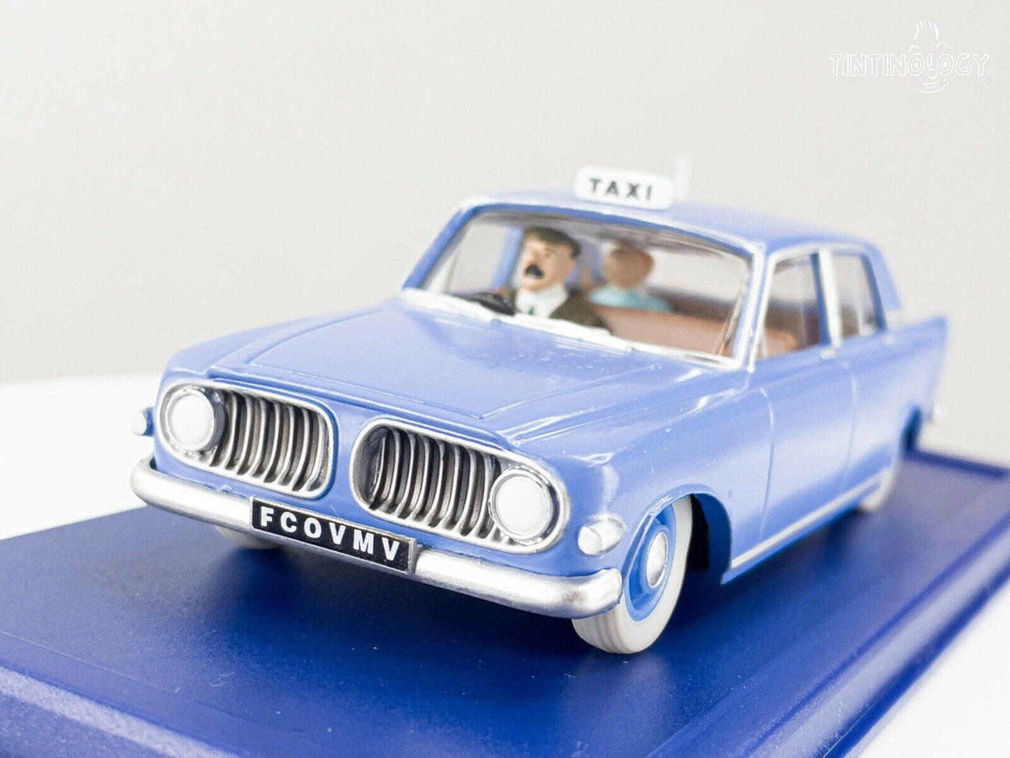 ATLAS TINTIN CAR # 45 Ford Zephyr - Black Island Herge model 1/43 Scale Voiture