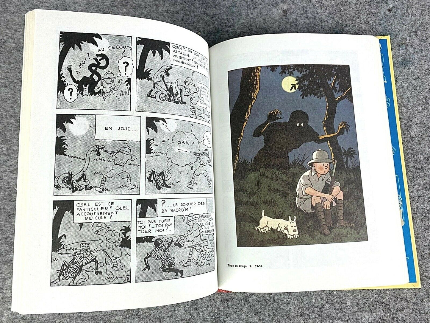 Rare B&W MINI Facsimile 1st Edition Tintin Books 1980s French FULL SET of 8