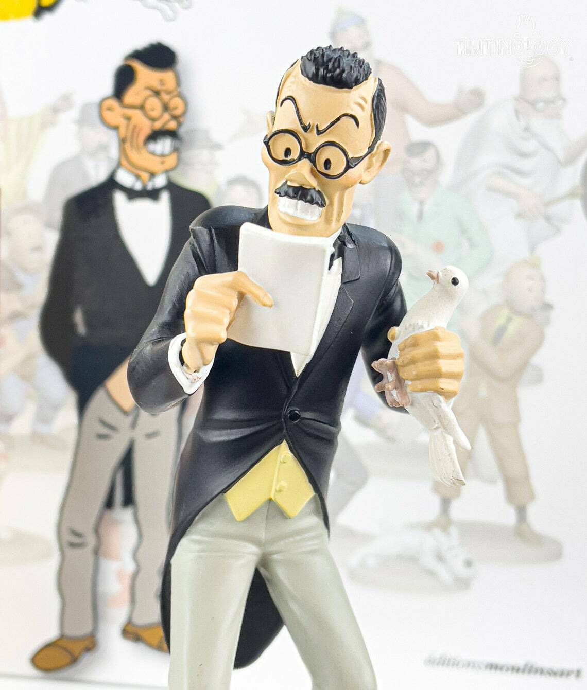 Tintin Figurine Officielle # 14 Mitsuhirato Herge model ML resin Figure