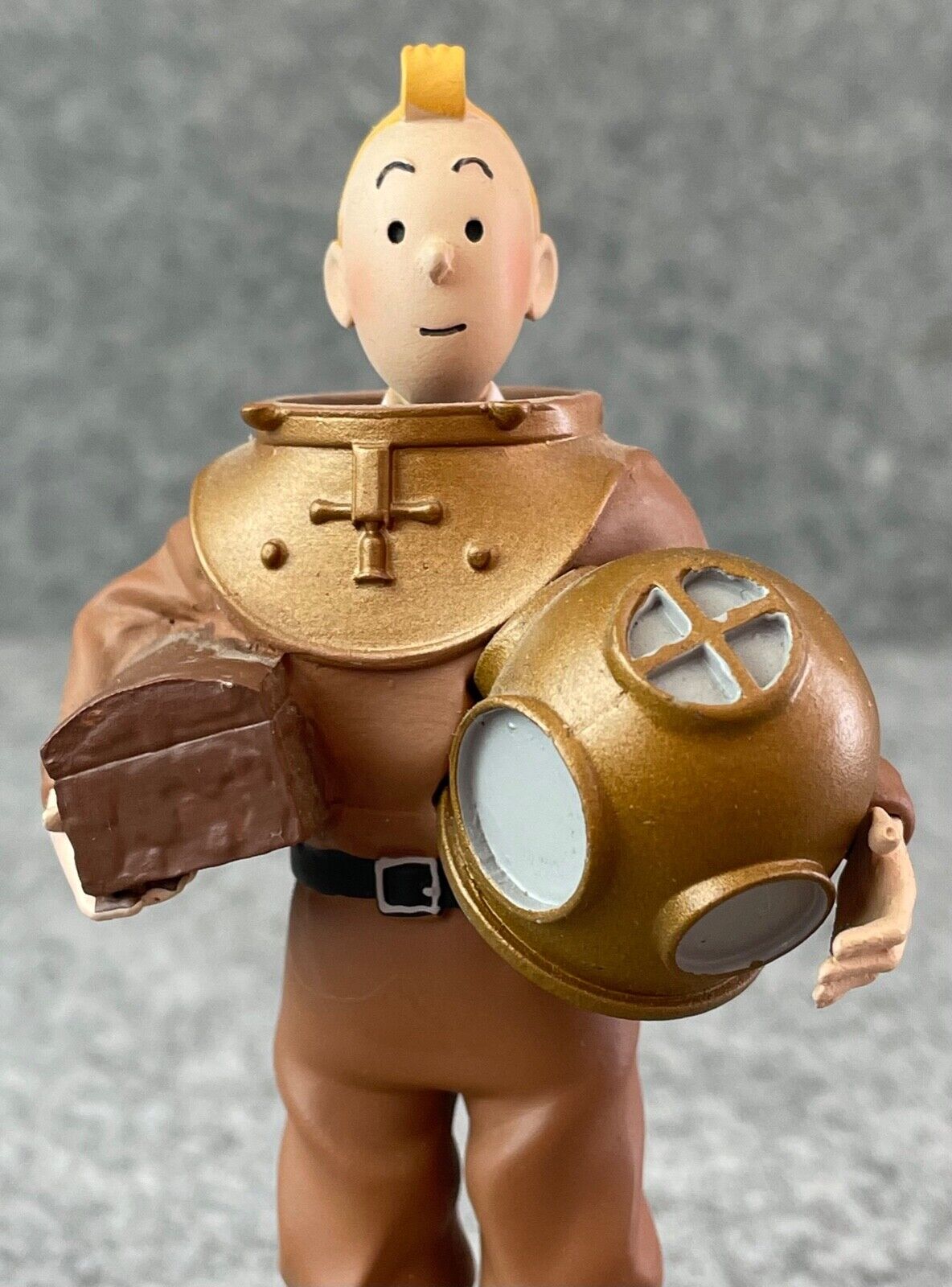 Tintin Figurines Officielle # 65 Tintin Diver: Rackham's Treasure Herge model ML
