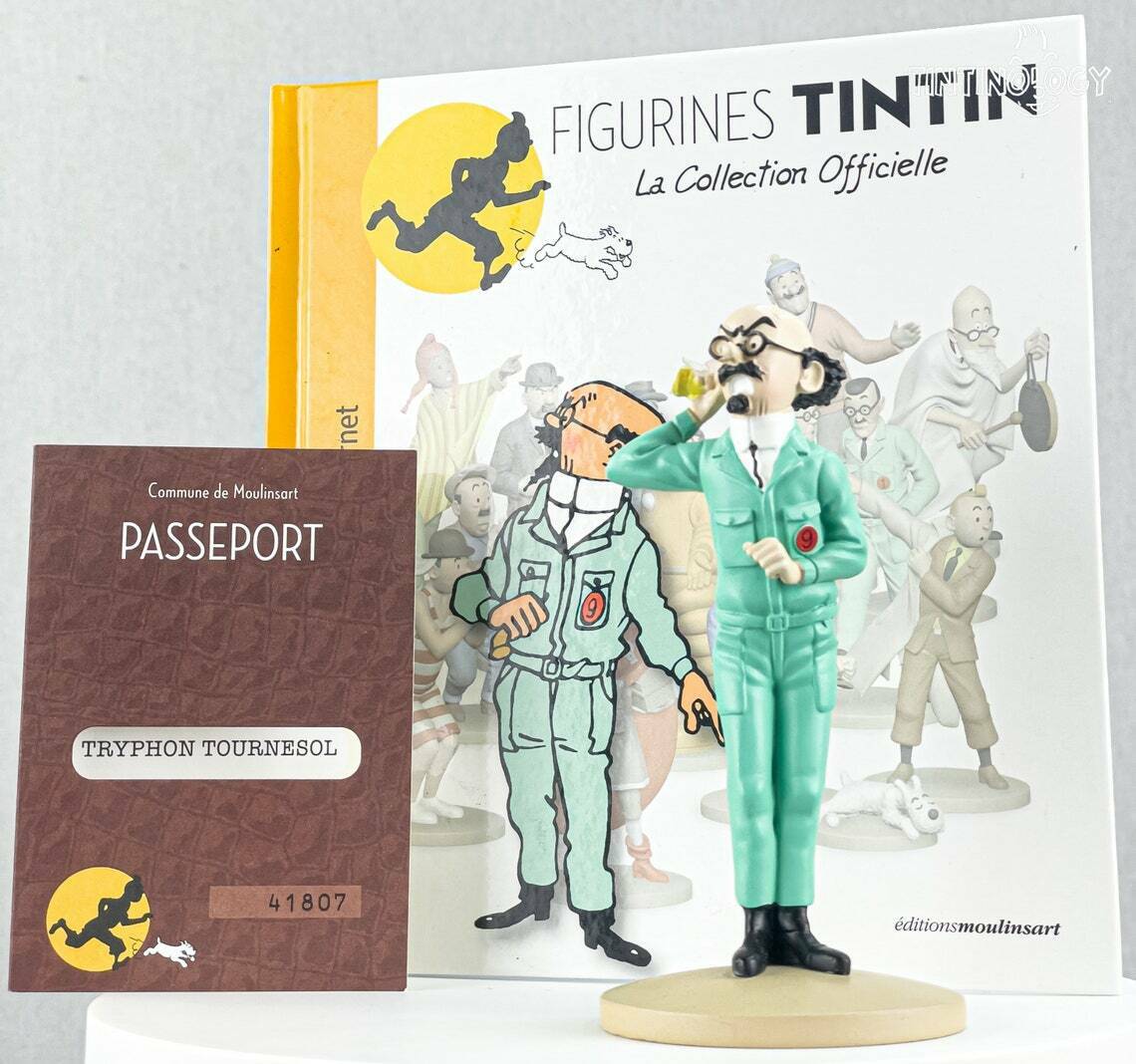 Tintin Figurines Officielle # 17 Calculus from Destination Moon ML resin Figure
