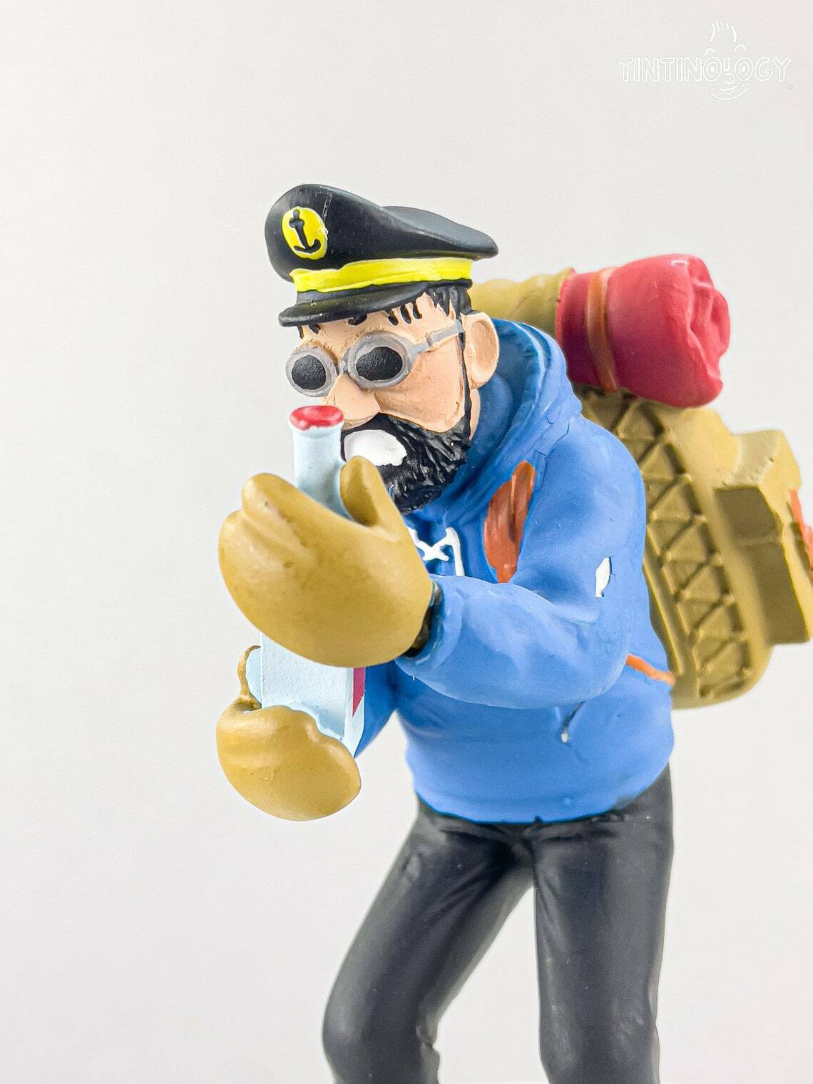 Tintin Figurines Officielle # 34 Hiking Haddock - Tibet Herge model ML Figure