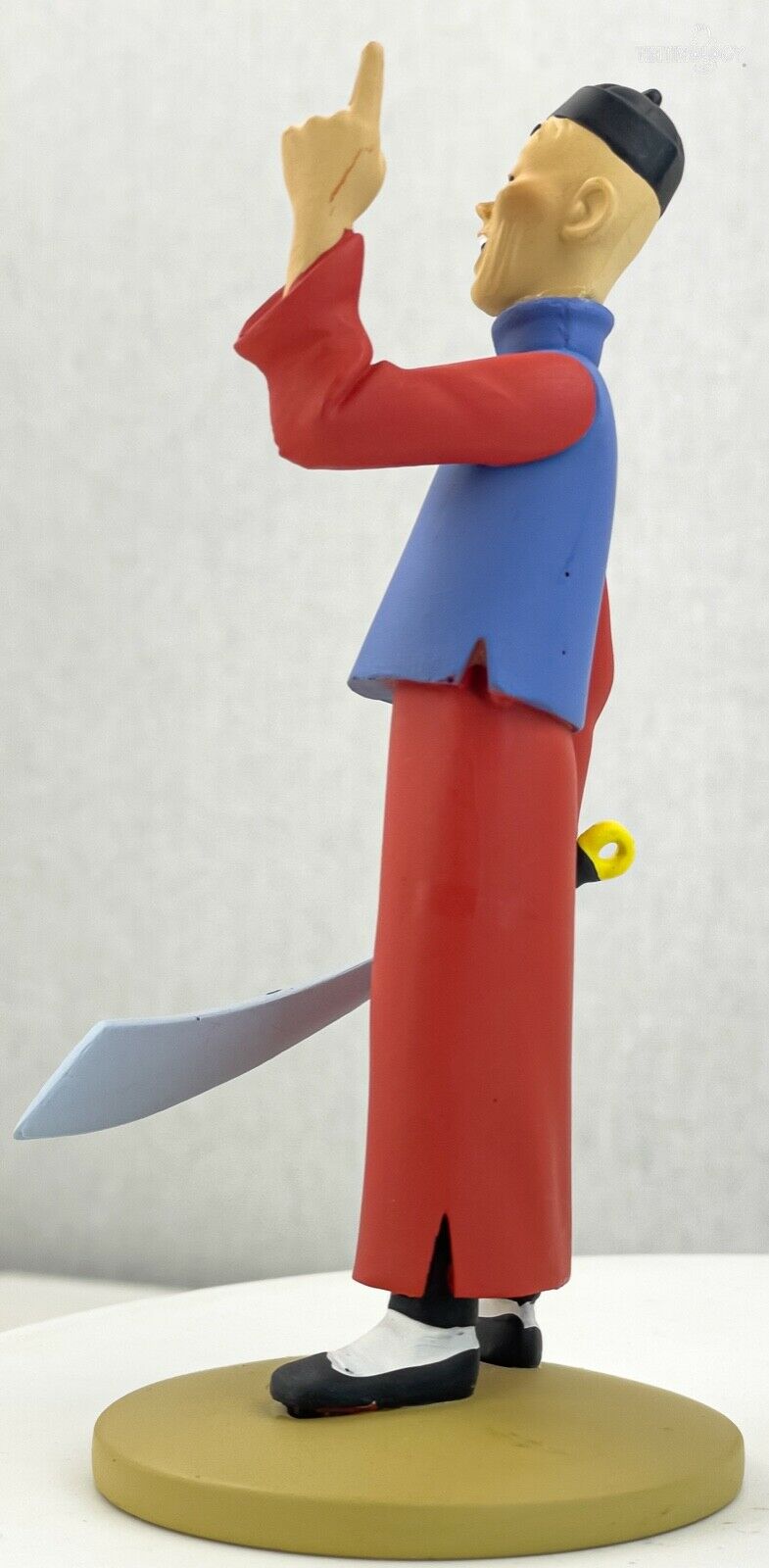 Tintin Figurines Officielle # 66 Mad Didi - Blue Lotus model ML resin Figure