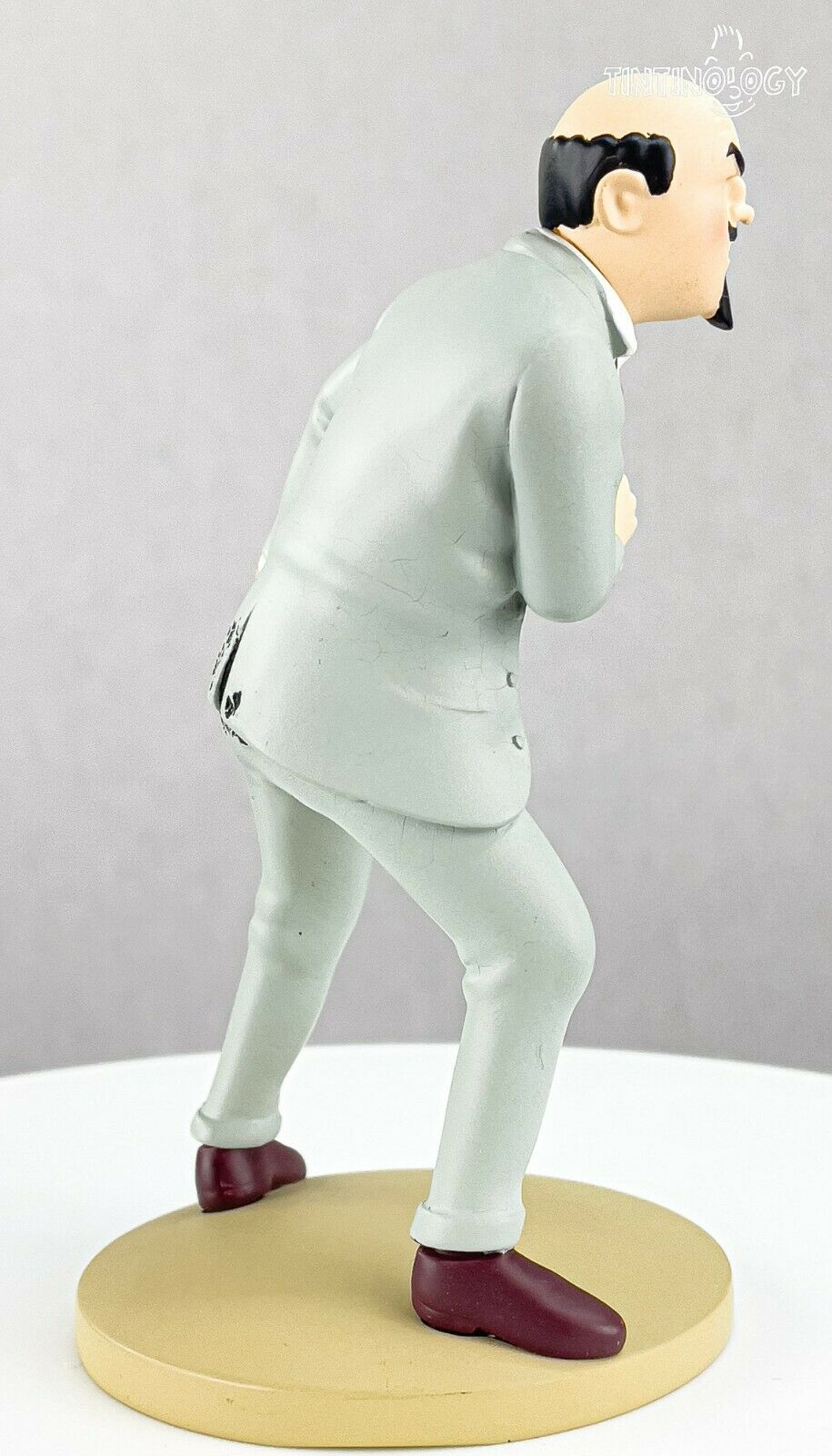 Tintin Figurine Officielle # 12 Dr Muller: Black Island Herge model Figure