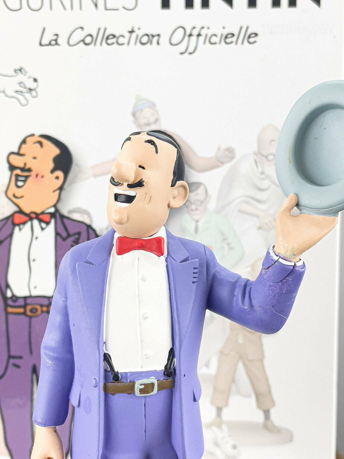 Tintin Figurine Officielle # 11 Jolyon Wagg Herge model Moulinsart Figure