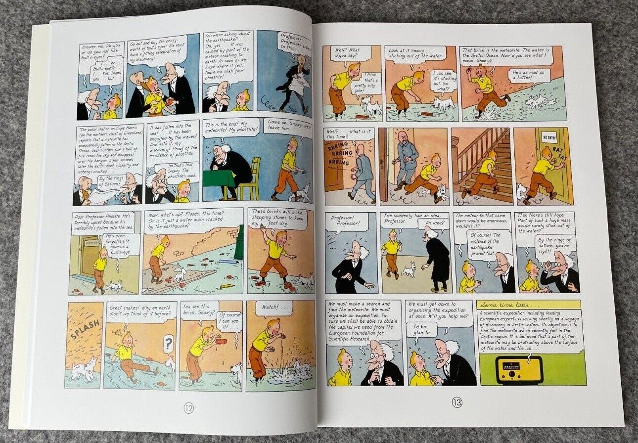 The Shooting Star Tintin Book Egmont UK Paperback Edition