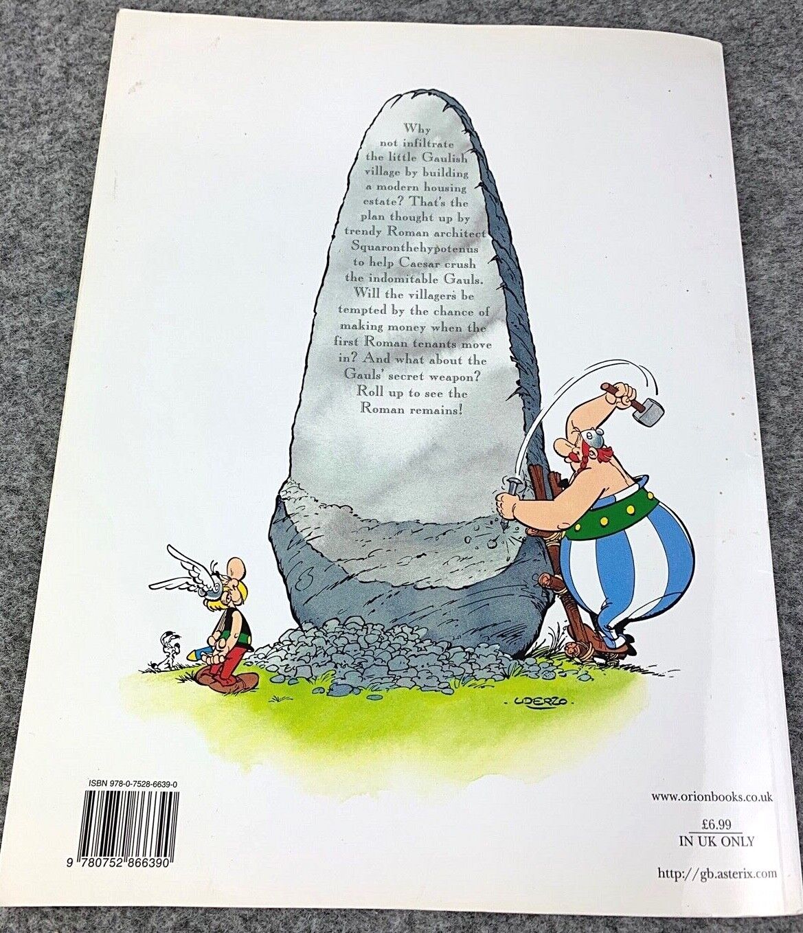 Mansions of the Gods - 2000s Orion/Sphere UK Edition Paperback Book EO Uderzo