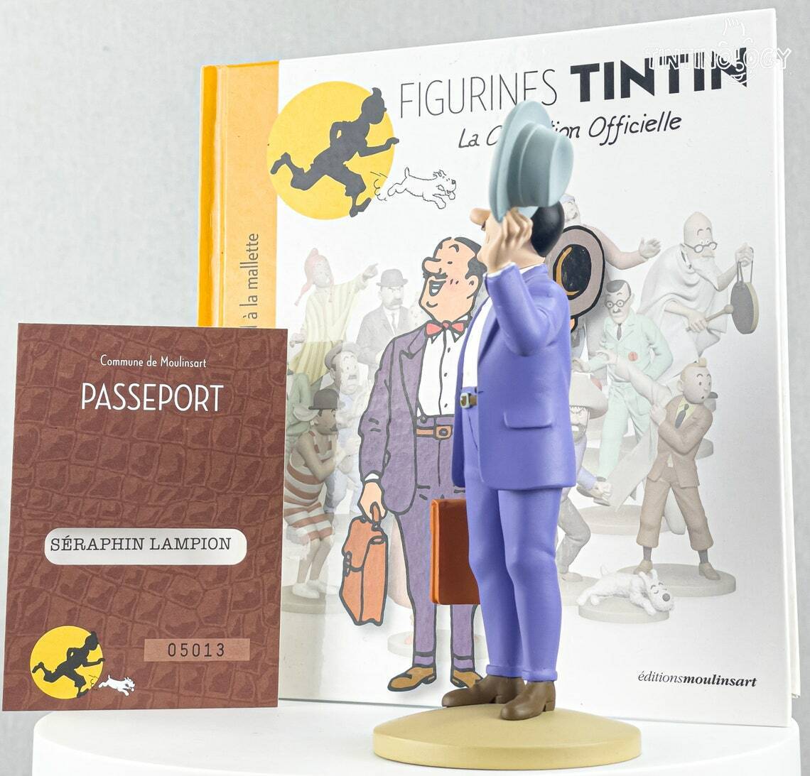 Tintin Figurine Officielle # 11 Jolyon Wagg Herge model Moulinsart Figure