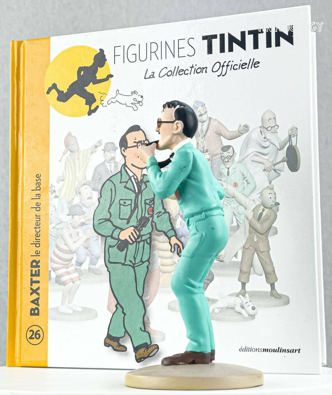 Tintin Figurines Officielle # 26 Baxter: Destination Moon Herge model Figure