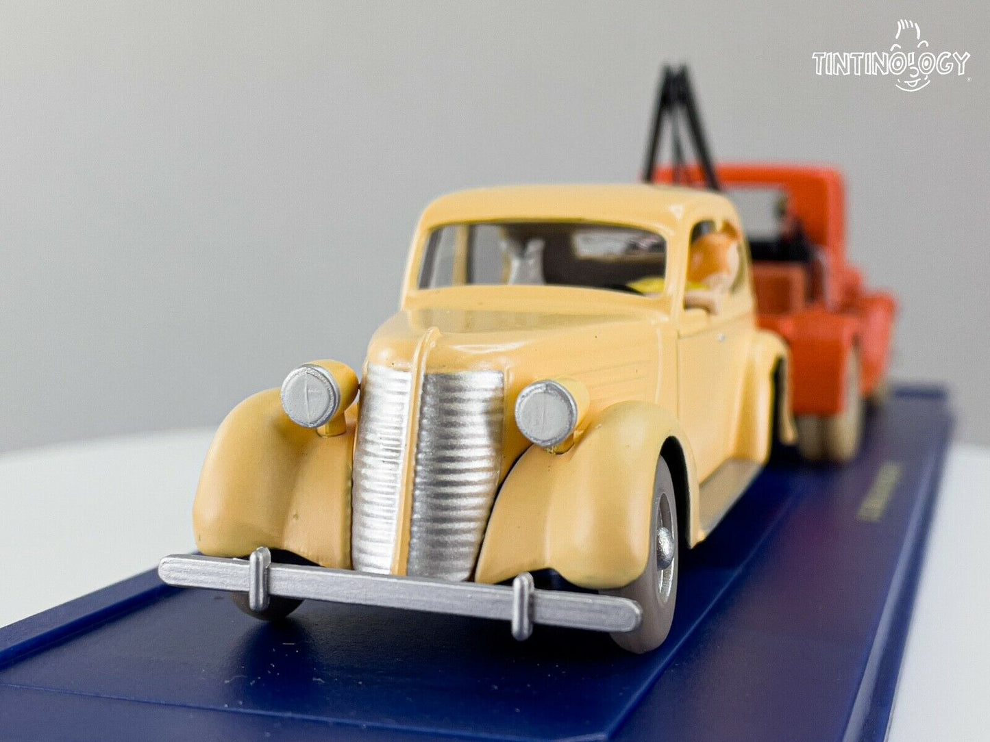 ATLAS TINTIN CAR #23 & 24 Towtruck Luxor & Car Golden Claws Herge model 1/43