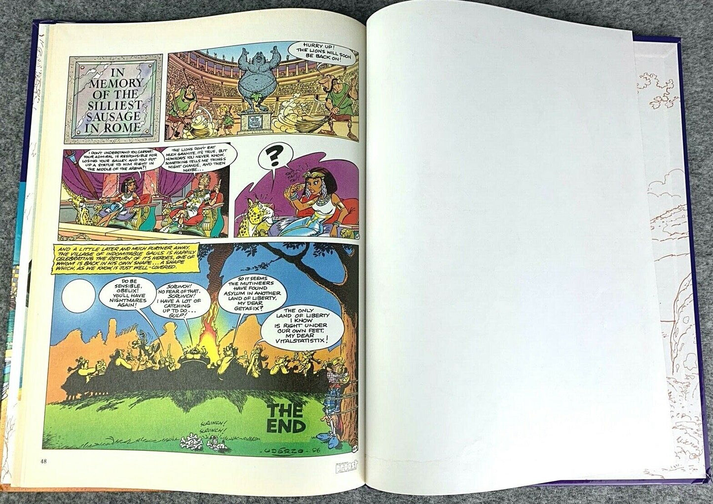 Asterix and Obelix All at Sea Hodder 1996 1st UK Edition Hardback Book EO Comic