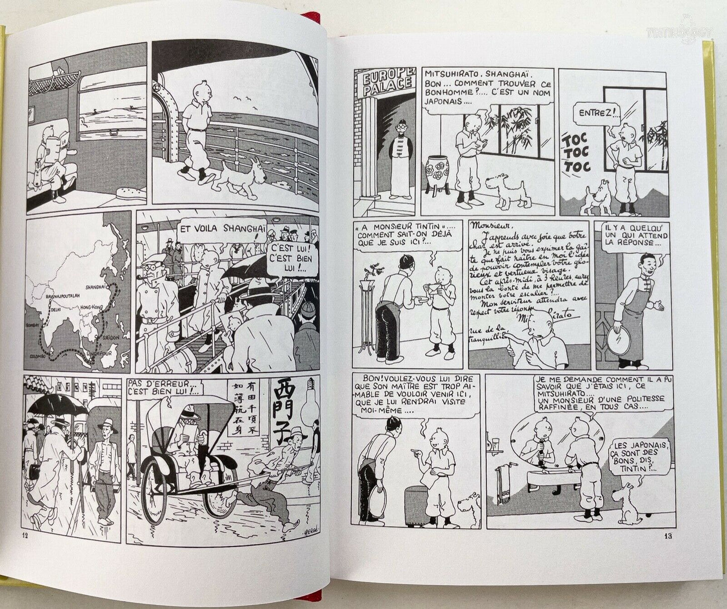 TINTIN IN BLACK & WHITE Set of x9 1987 1st Edition Mini Facsimile Editions Herge