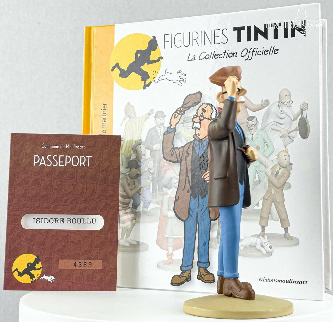 Tintin Figurine Officielle # 35 Mr Boullu the Builder Herge model Figure