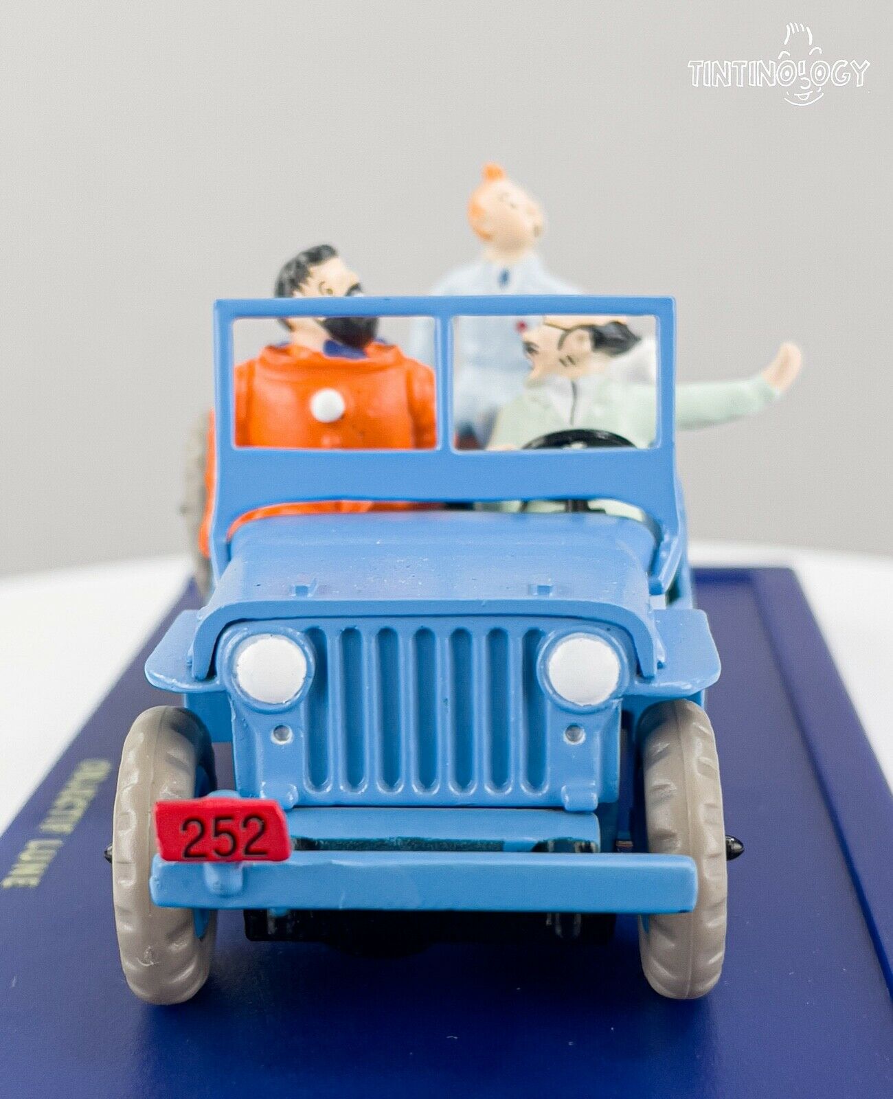 ATLAS TINTIN CAR # 1 Willys Jeep - Destination Moon Herge model car 1/43 Scale